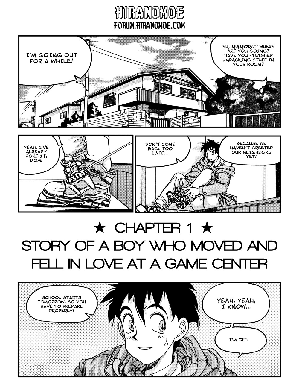 Susume!! Seigaku Dennou Kenkyuubu - Chapter 1 : Story Of A Boy Who Moved And Fell In Love At A Game Center