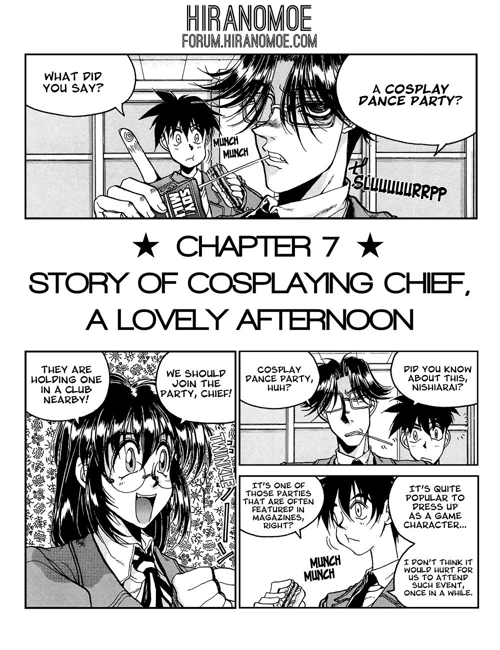 Susume!! Seigaku Dennou Kenkyuubu - Chapter 7 : Story Of Cosplaying Chief