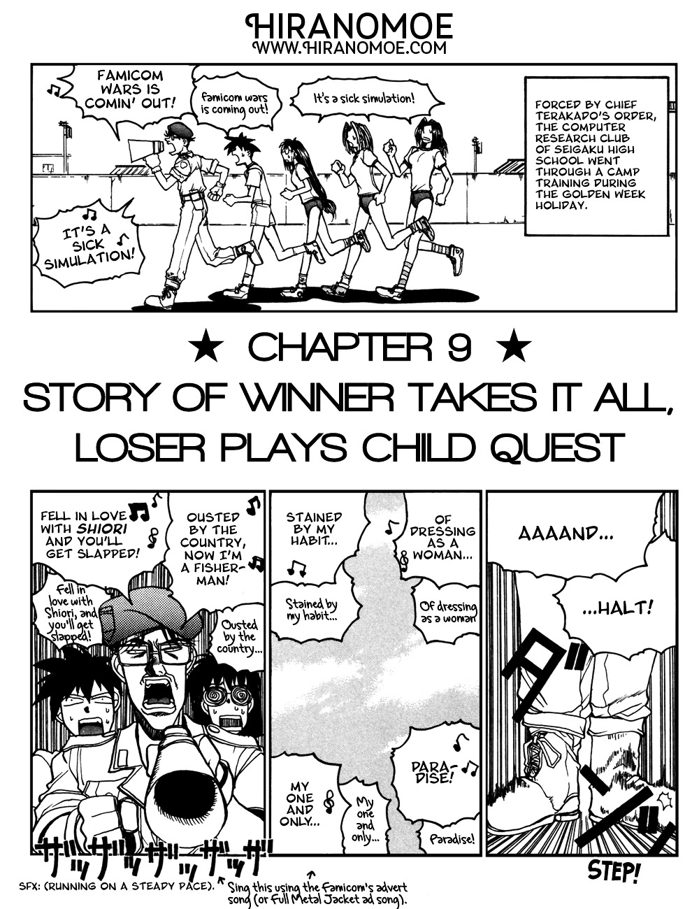 Susume!! Seigaku Dennou Kenkyuubu - Vol.1 Chapter 9 : Story Of Winner Takes It All, Loser Plays Child Quest