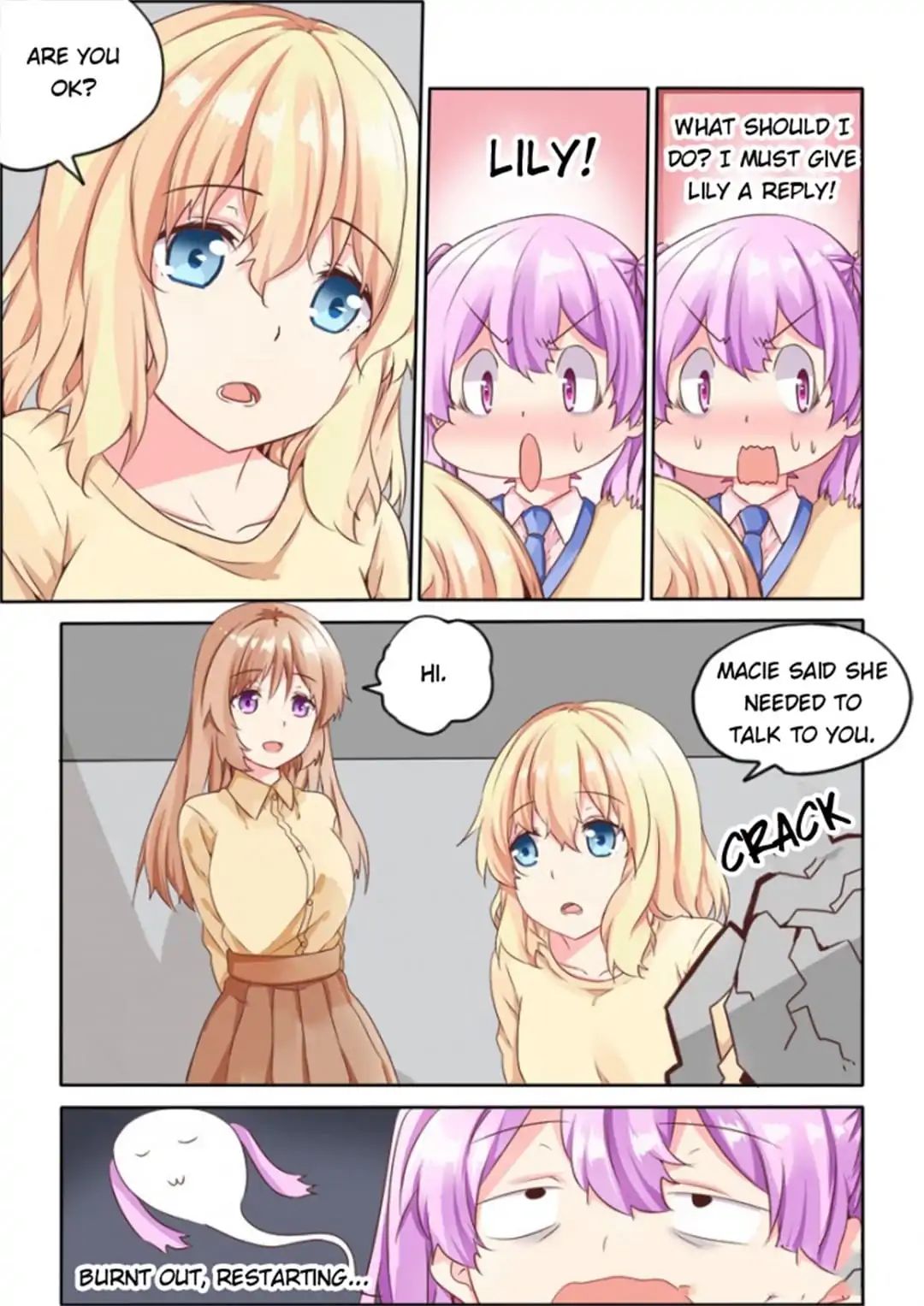 Why Did I, The Mc Of Gal Game Jump Into A World Of Yuri Comic? - Chapter 32