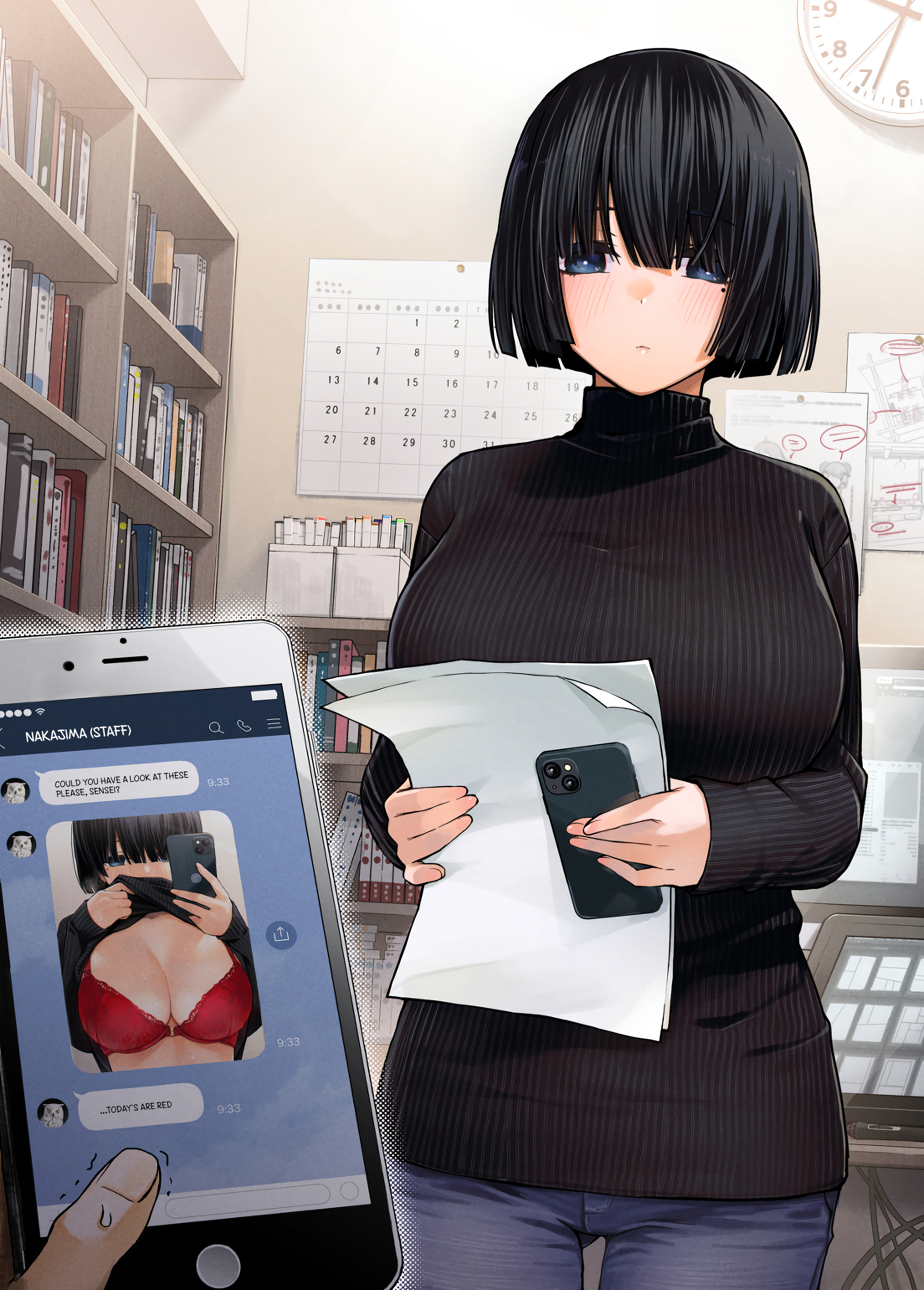 Girls Who Report The Color Of Their Underwear To Me Every Day For Some Reason - Chapter 20: A Manga Assistant Who Reports The Colour Of Her Underwear To Me Every Day For Some Reason