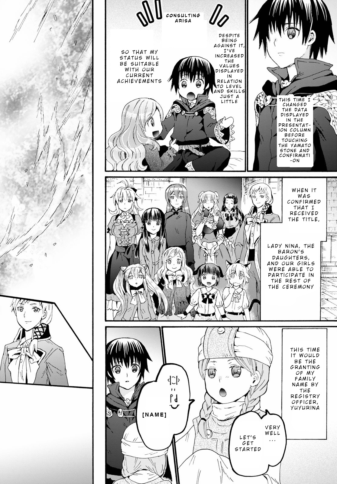 Death March Kara Hajimaru Isekai Kyousoukyoku - Chapter 66: New Family Name