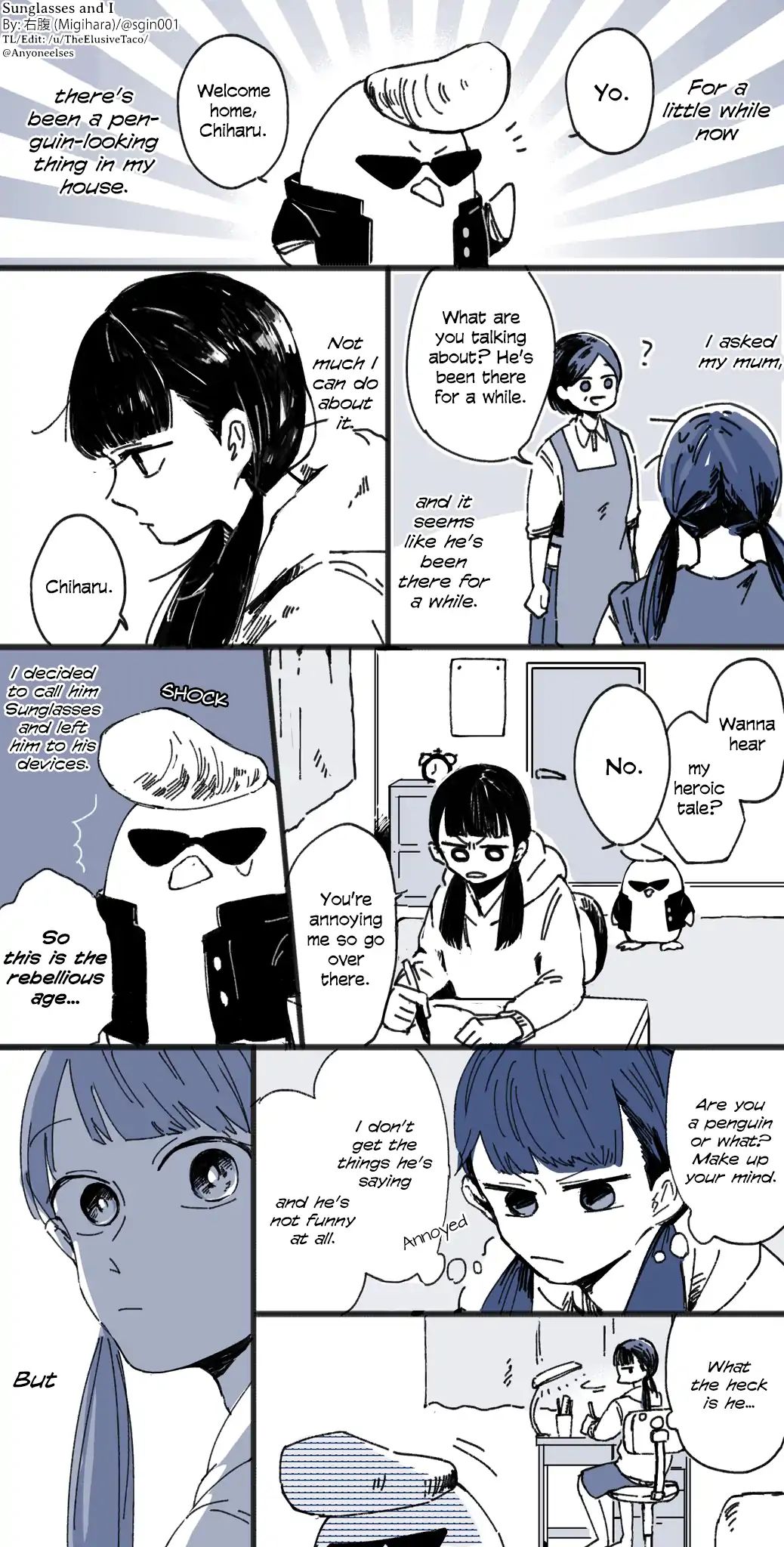 Migihara's Short Manga - Vol.3 Chapter 1: Sunglasses And I