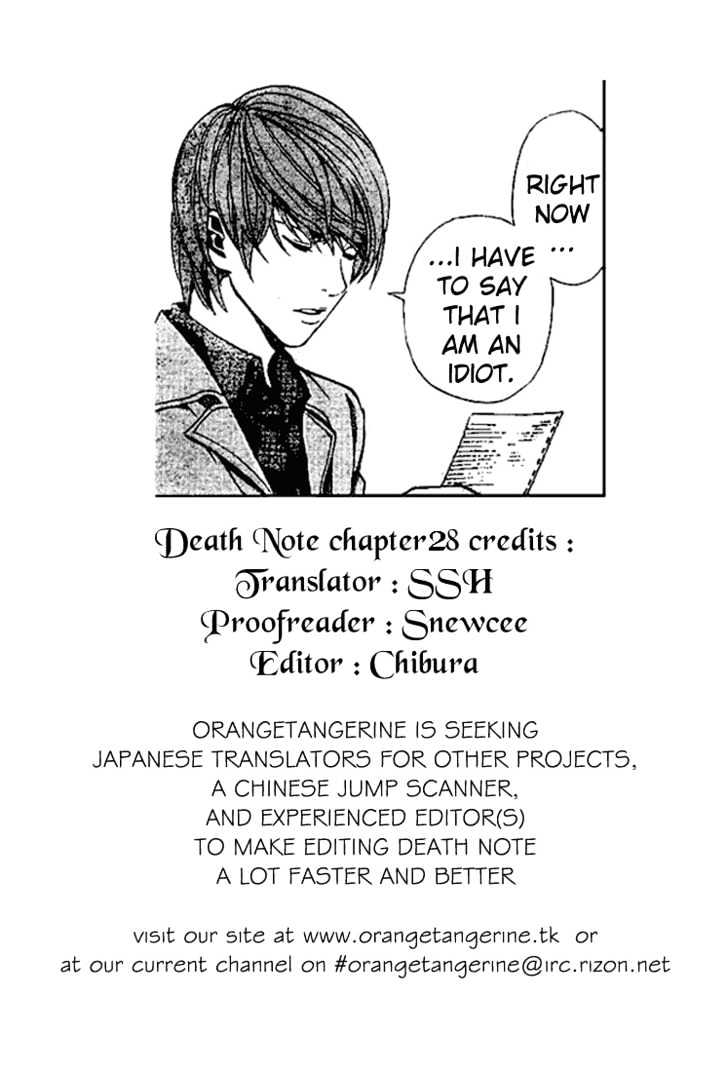 Death Note - Vol.4 Chapter 28