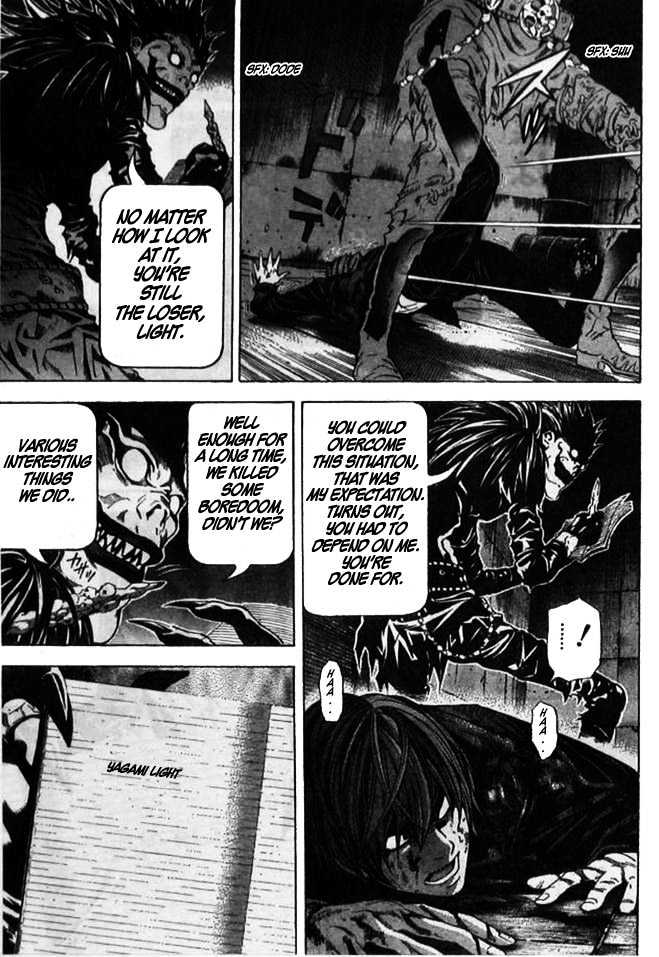 Death Note - Vol.12 Chapter 107 : Curtain