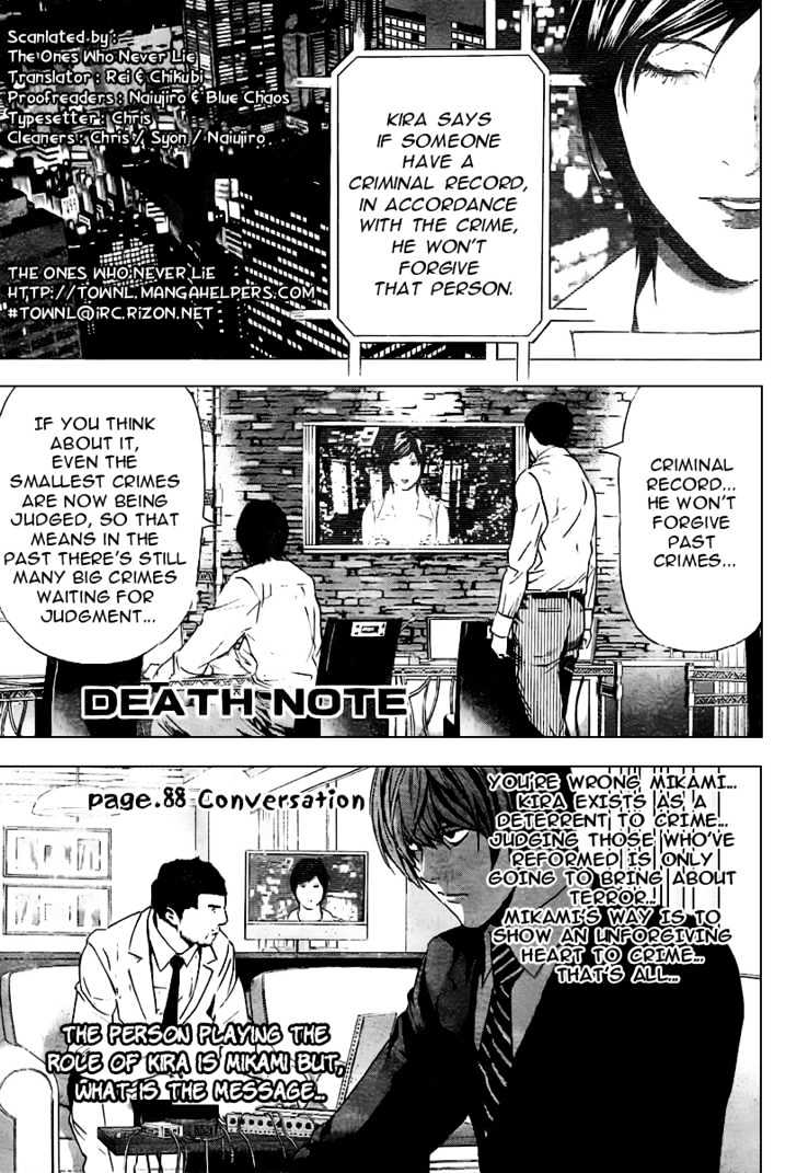 Death Note - Vol.10 Chapter 88