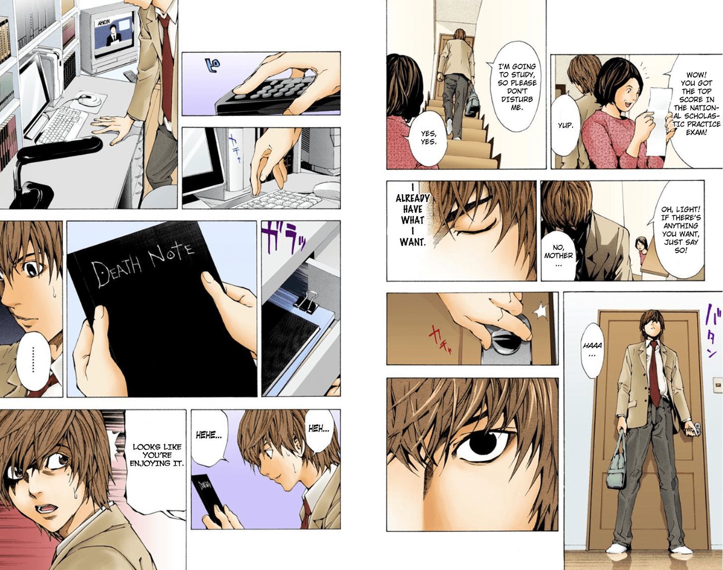 Death Note - Vol.1 Chapter 1.1 : Boredom (Official Color Scans)