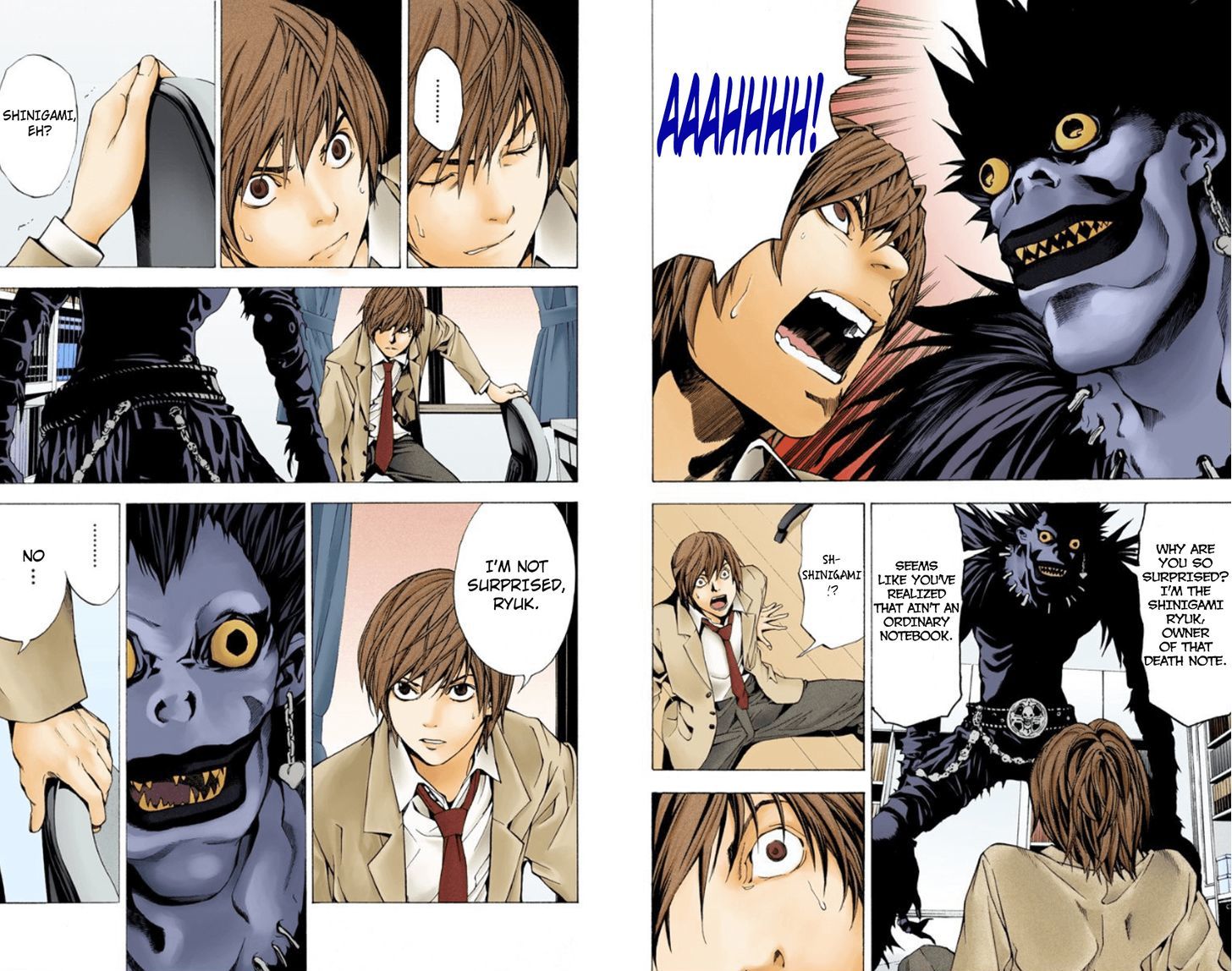 Death Note - Vol.1 Chapter 1.1 : Boredom (Official Color Scans)