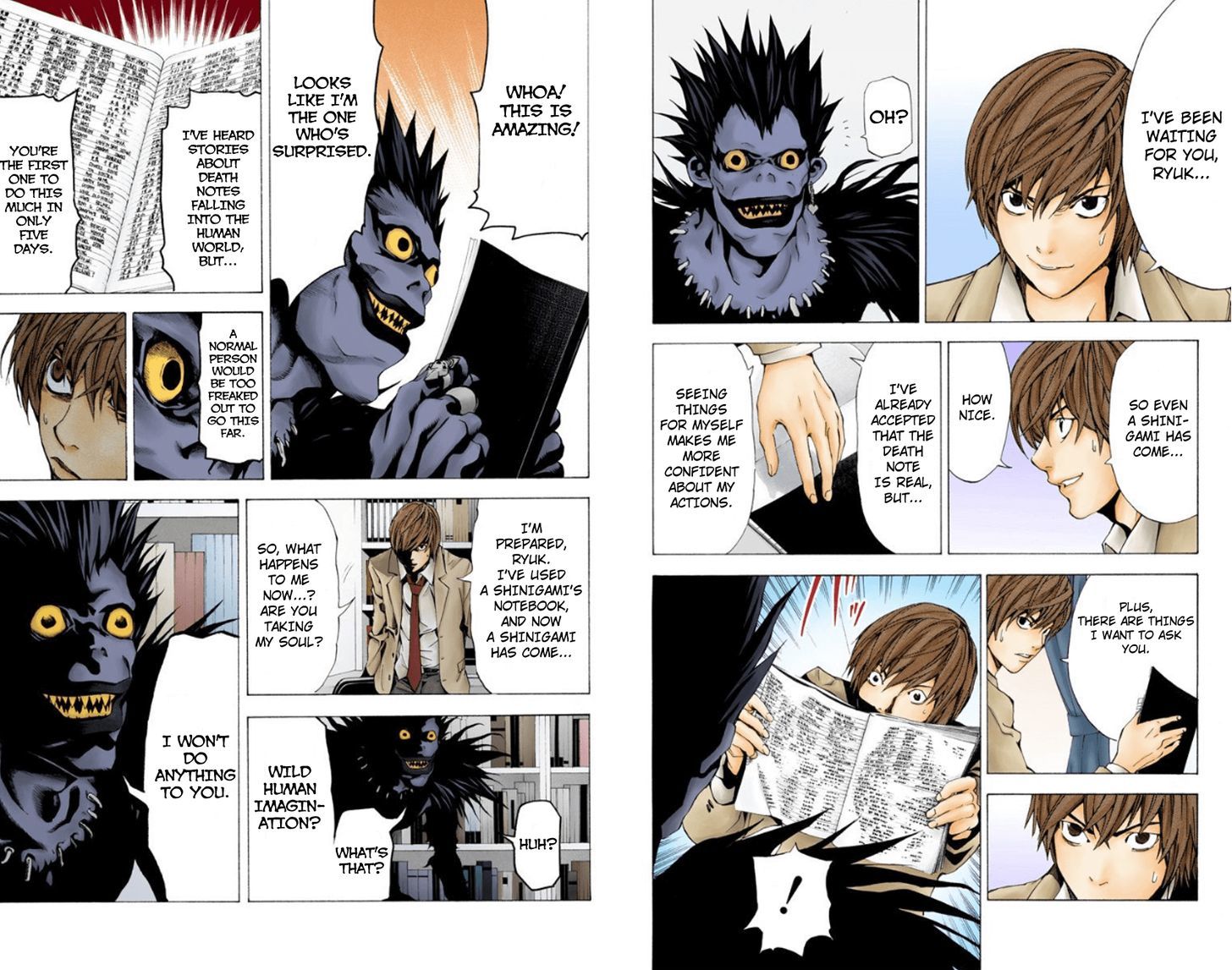 Death Note - Vol.1 Chapter 1.1 : Boredom (Official Color Scans)