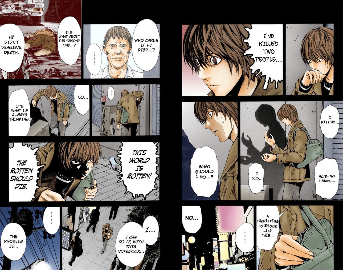 Death Note - Vol.1 Chapter 1.1 : Boredom (Official Color Scans)