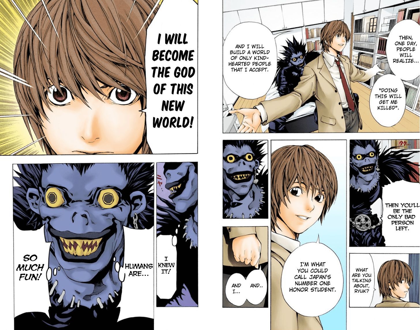 Death Note - Vol.1 Chapter 1.1 : Boredom (Official Color Scans)