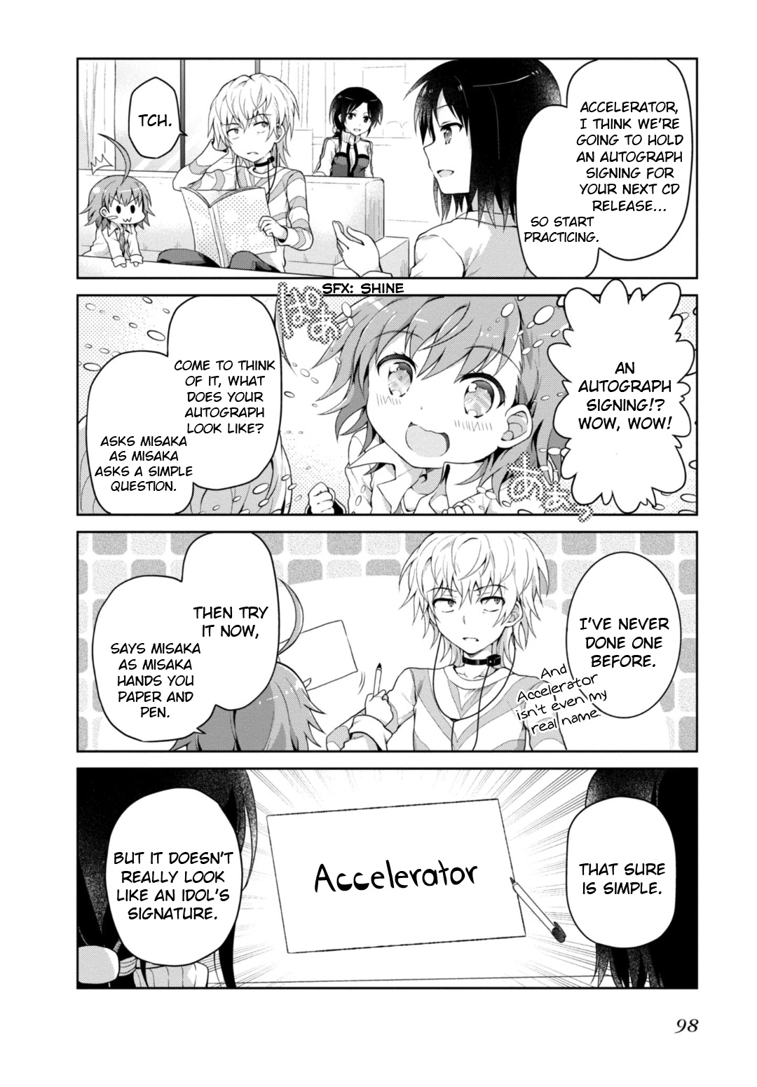 To Aru Idol No Accelerator-Sama~ - Chapter 18