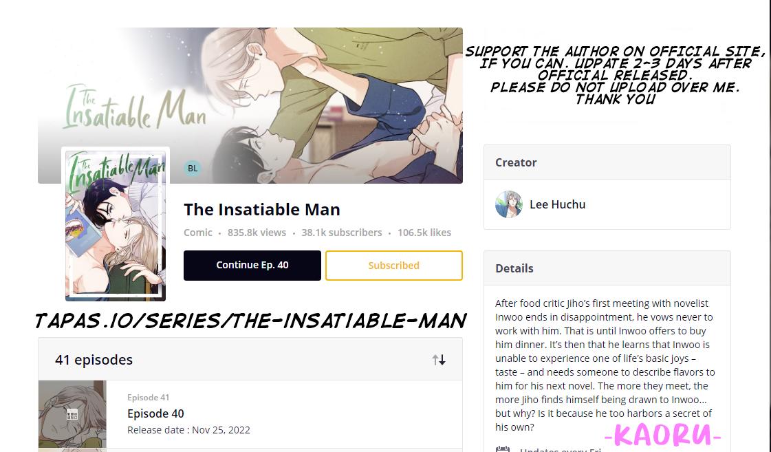 The Insatiable Man - Season.2  Chapter 41