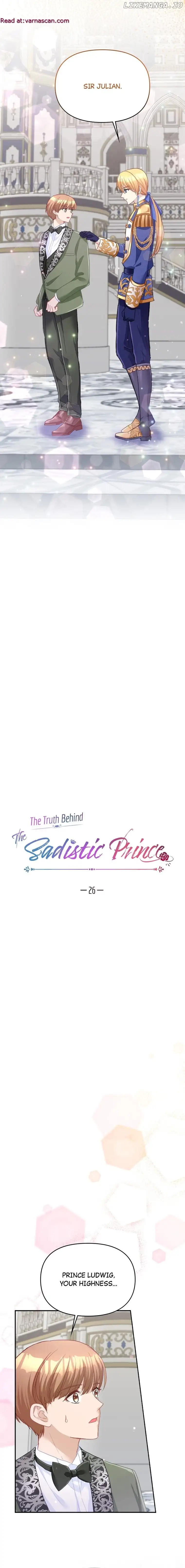 The Truth Behind The Sadistic Prince - Chapter 26