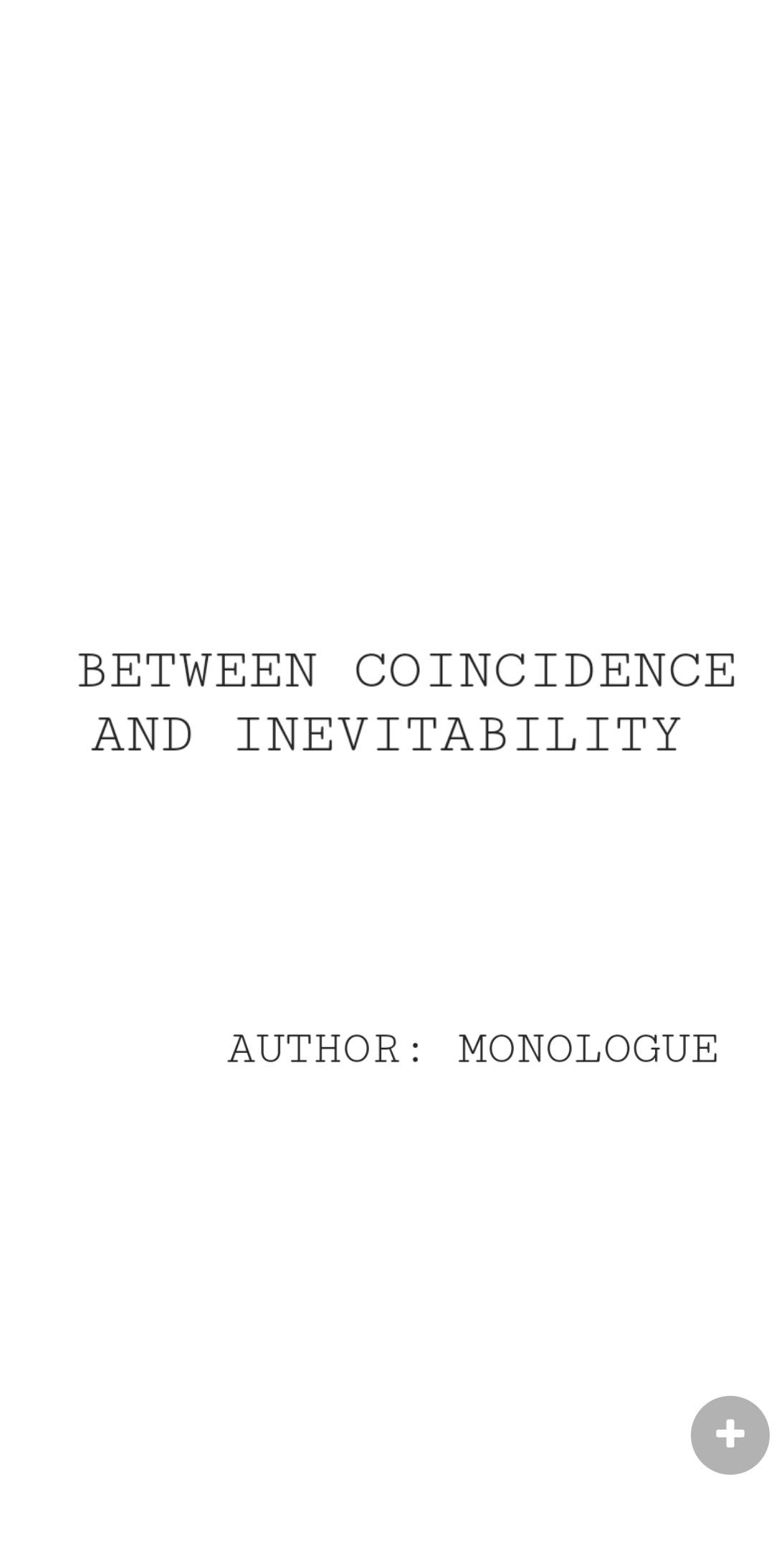 Between Coincidence And Inevitability - Chapter 12