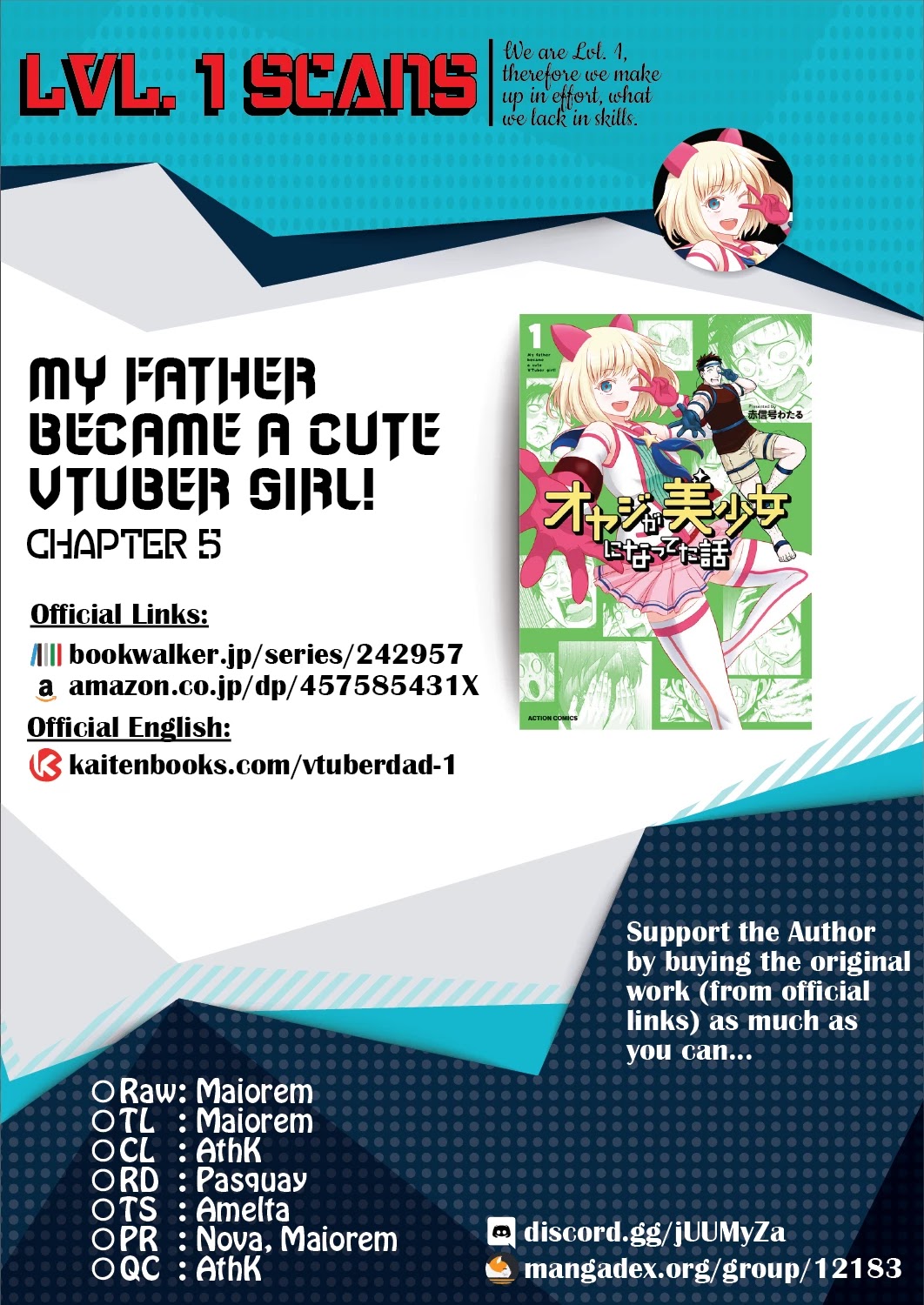 My Father Became A Cute Vtuber Girl! - Chapter 5