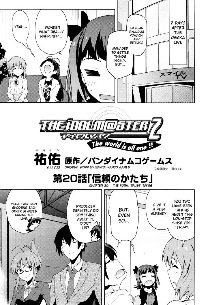 The Idolm@Ster 2: The World Is All One!! - Vol.3 Chapter 20 : The Form 'Trust' Takes