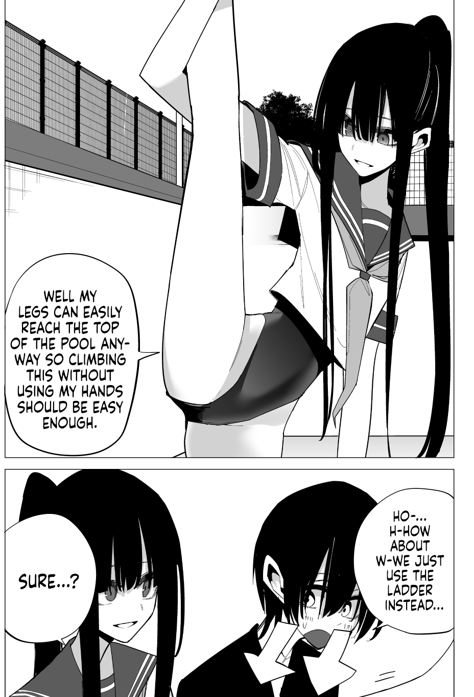 Mitsuishi-San - Chapter 20: The Av-Esque Girl From Another Class Is Helping Me Clean The Pool