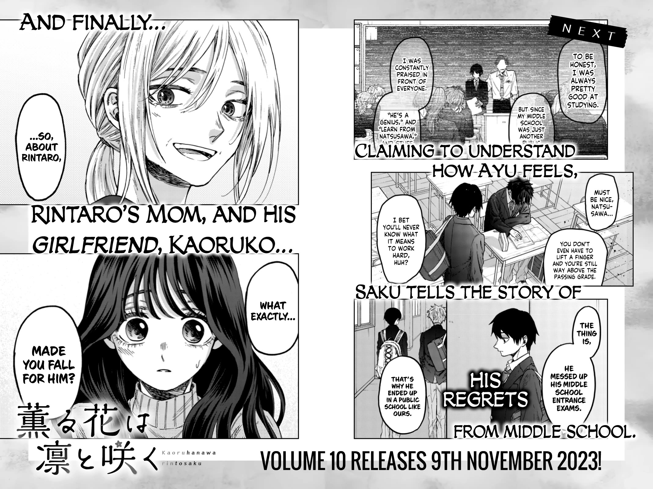 Kaoru Hana Wa Rin To Saku - Chapter 64.5: Kaoruko’S Resolve + Extras Volume 9