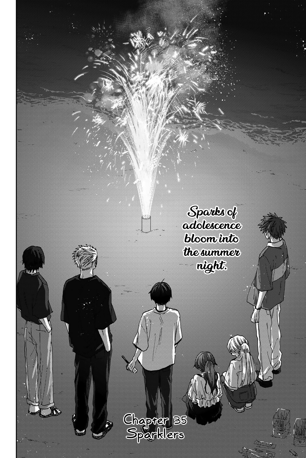 Kaoru Hana Wa Rin To Saku - Vol.5 Chapter 35: Sparklers