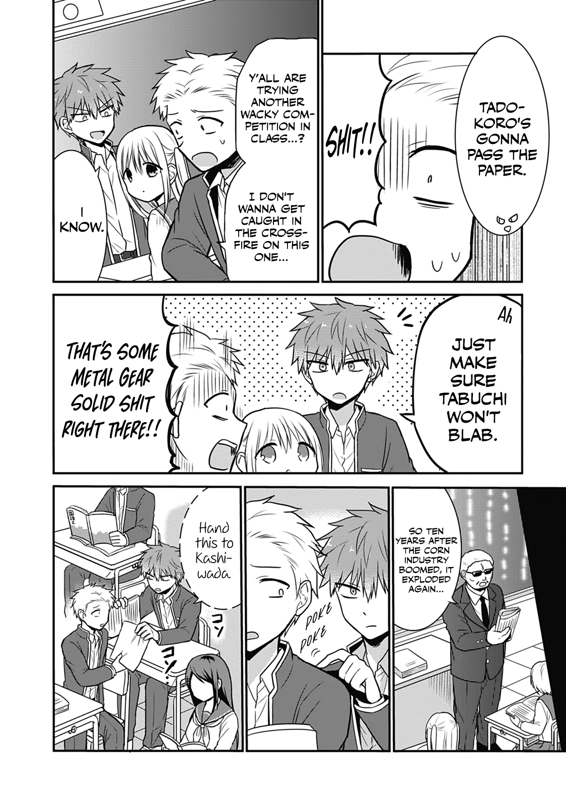 Expressionless Kashiwada-San And Emotional Oota-Kun - Vol.2 Chapter 18: Tadokoro-Kun's Despair