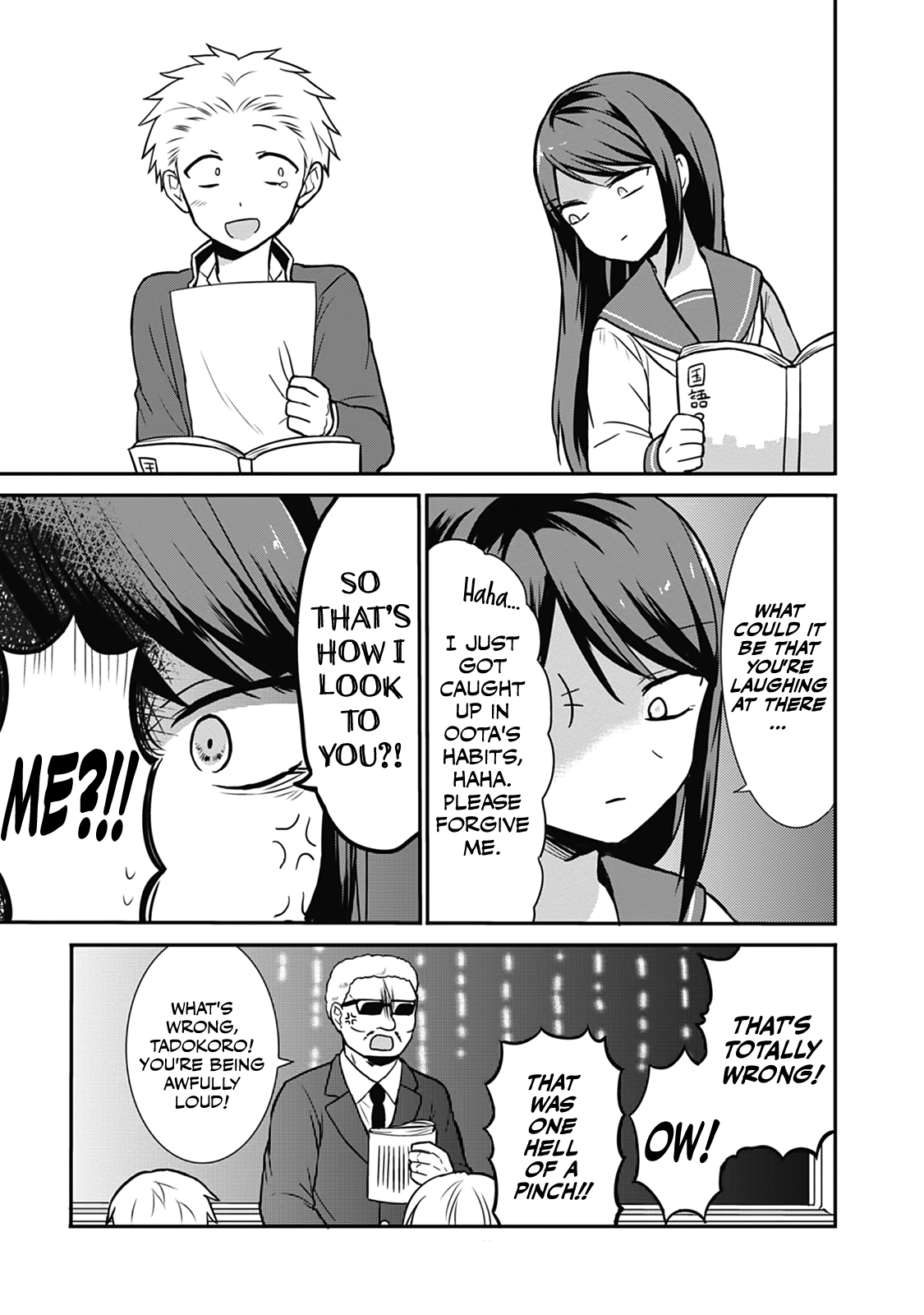 Expressionless Kashiwada-San And Emotional Oota-Kun - Vol.2 Chapter 18: Tadokoro-Kun's Despair