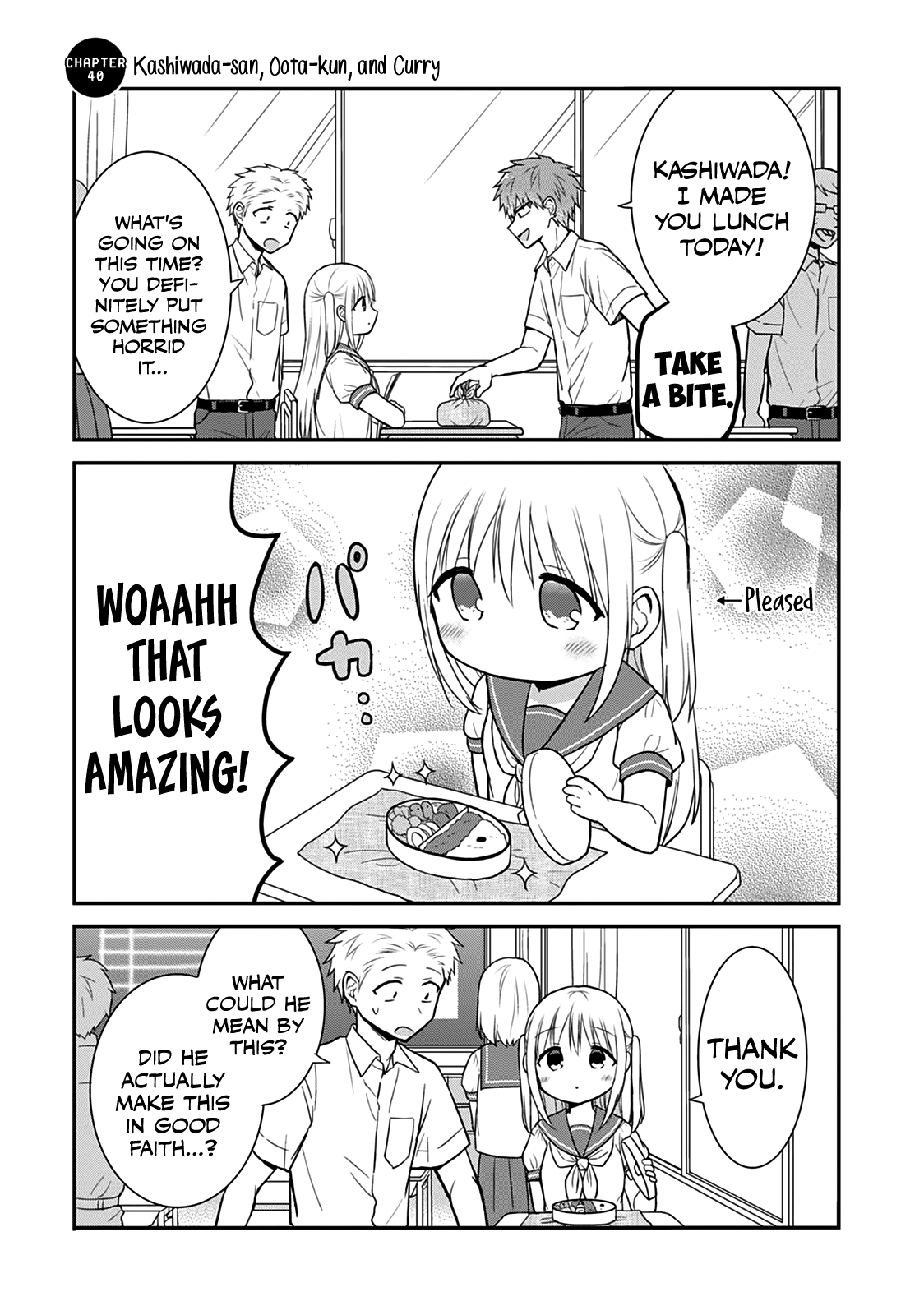 Expressionless Kashiwada-San And Emotional Oota-Kun - Vol.4 Chapter 40: Kashiwada-San, Oota-Kun, And Curry