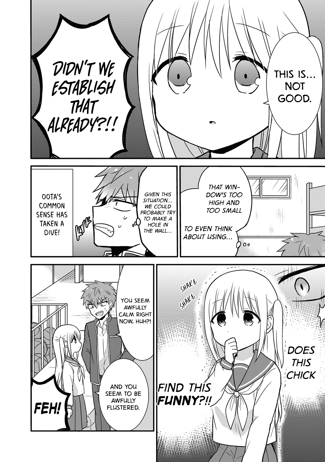 Expressionless Kashiwada-San And Emotional Oota-Kun - Vol.1 Chapter 11: Kashiwada-San, Oota-Kun And The Sports Shed