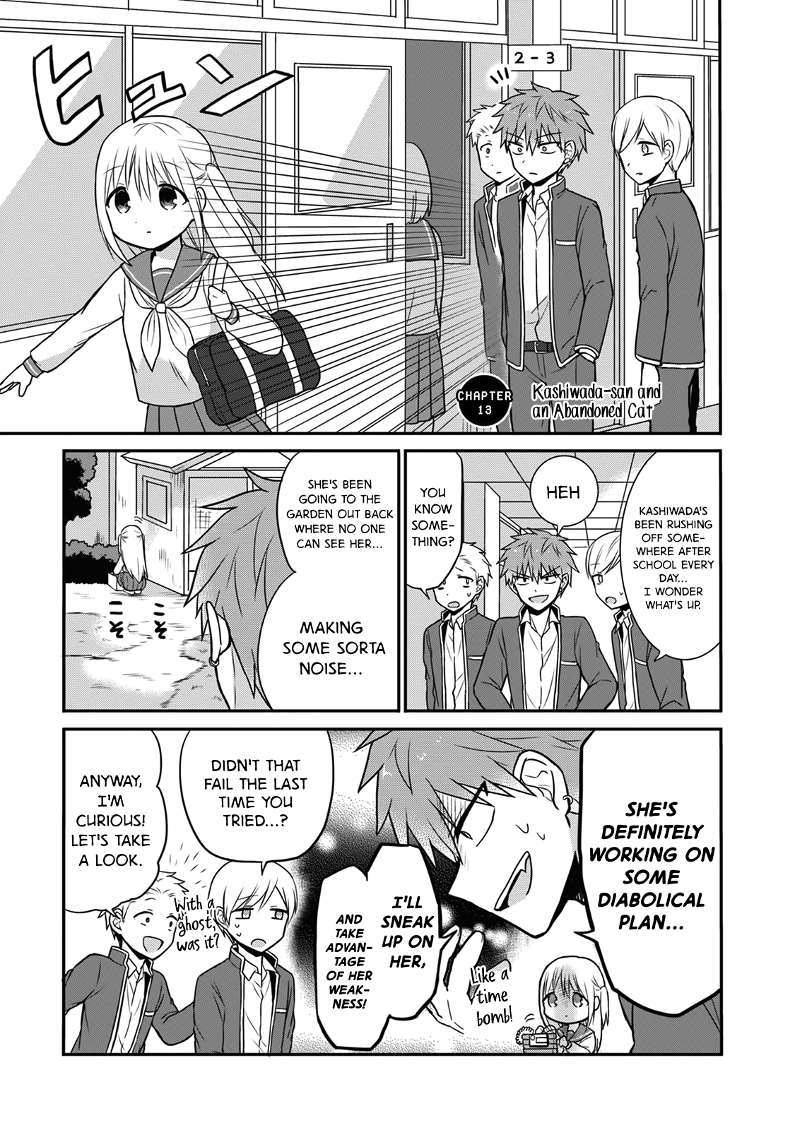 Expressionless Kashiwada-San And Emotional Oota-Kun - Vol.1 Chapter 13: Kashiwada-San And An Abandoned Cat