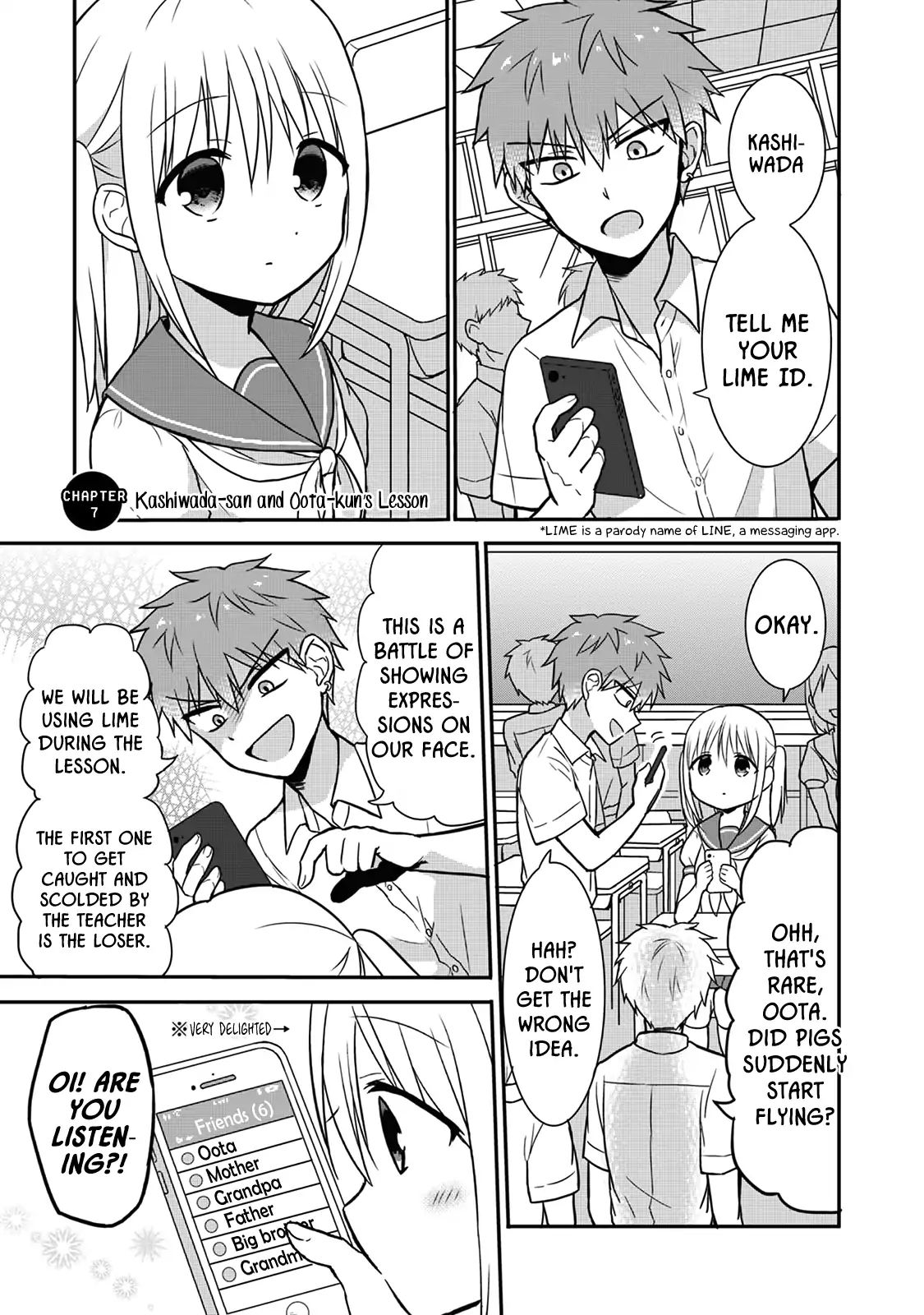 Expressionless Kashiwada-San And Emotional Oota-Kun - Chapter 7: Kashiwada-San And Oota-Kun's Lesson