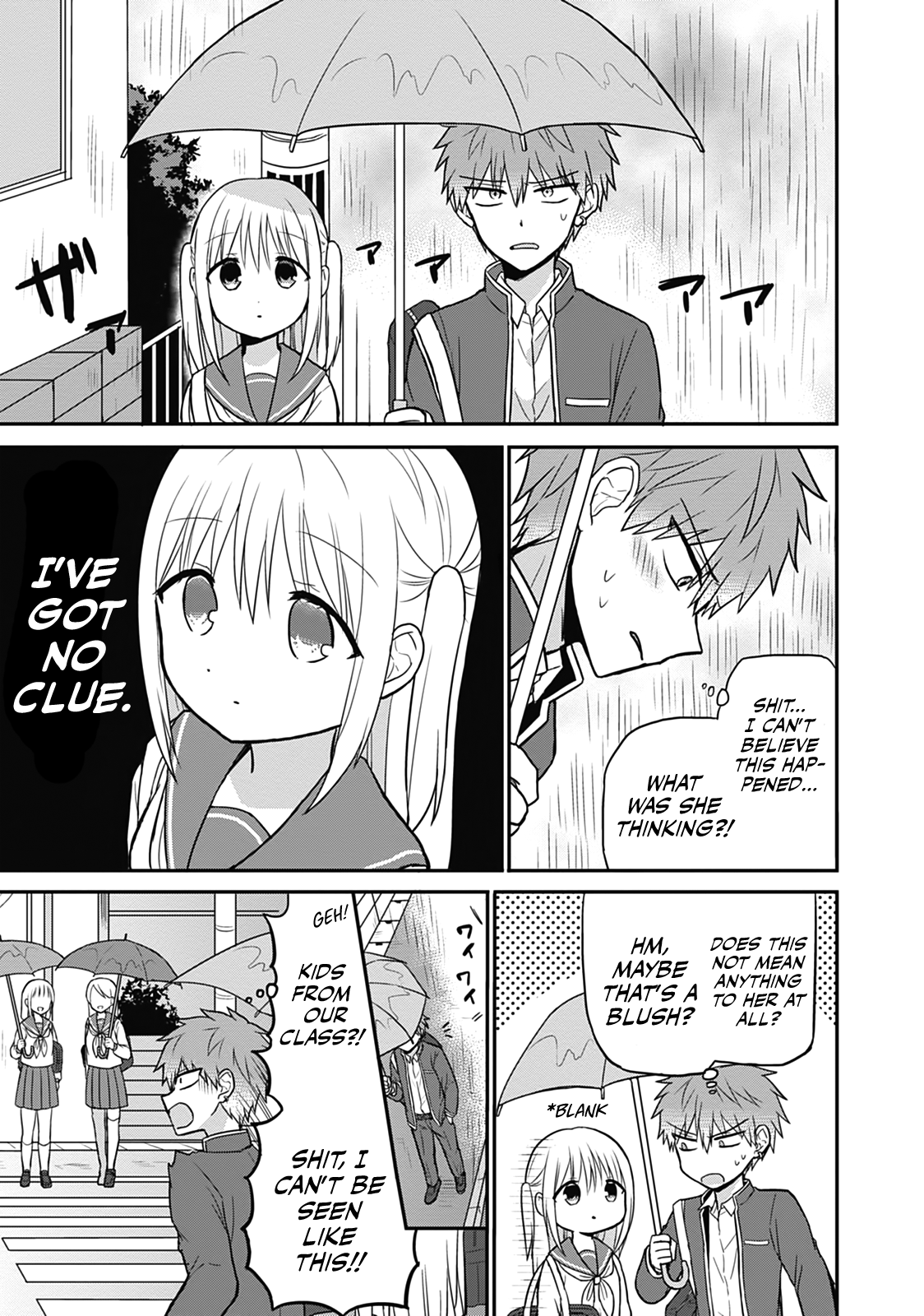 Expressionless Kashiwada-San And Emotional Oota-Kun - Vol.3 Chapter 26: Kashiwada-San, Oota-Kun, And The Umbrella