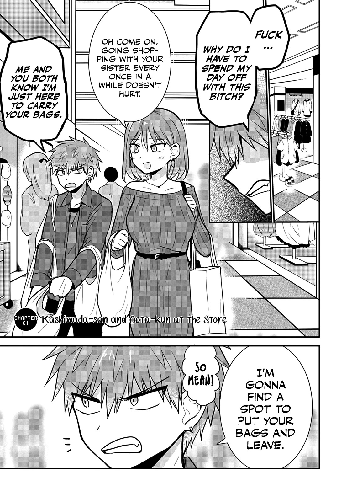 Expressionless Kashiwada-San And Emotional Oota-Kun - Chapter 61: Kashiwada-San And Oota-Kun At The Store