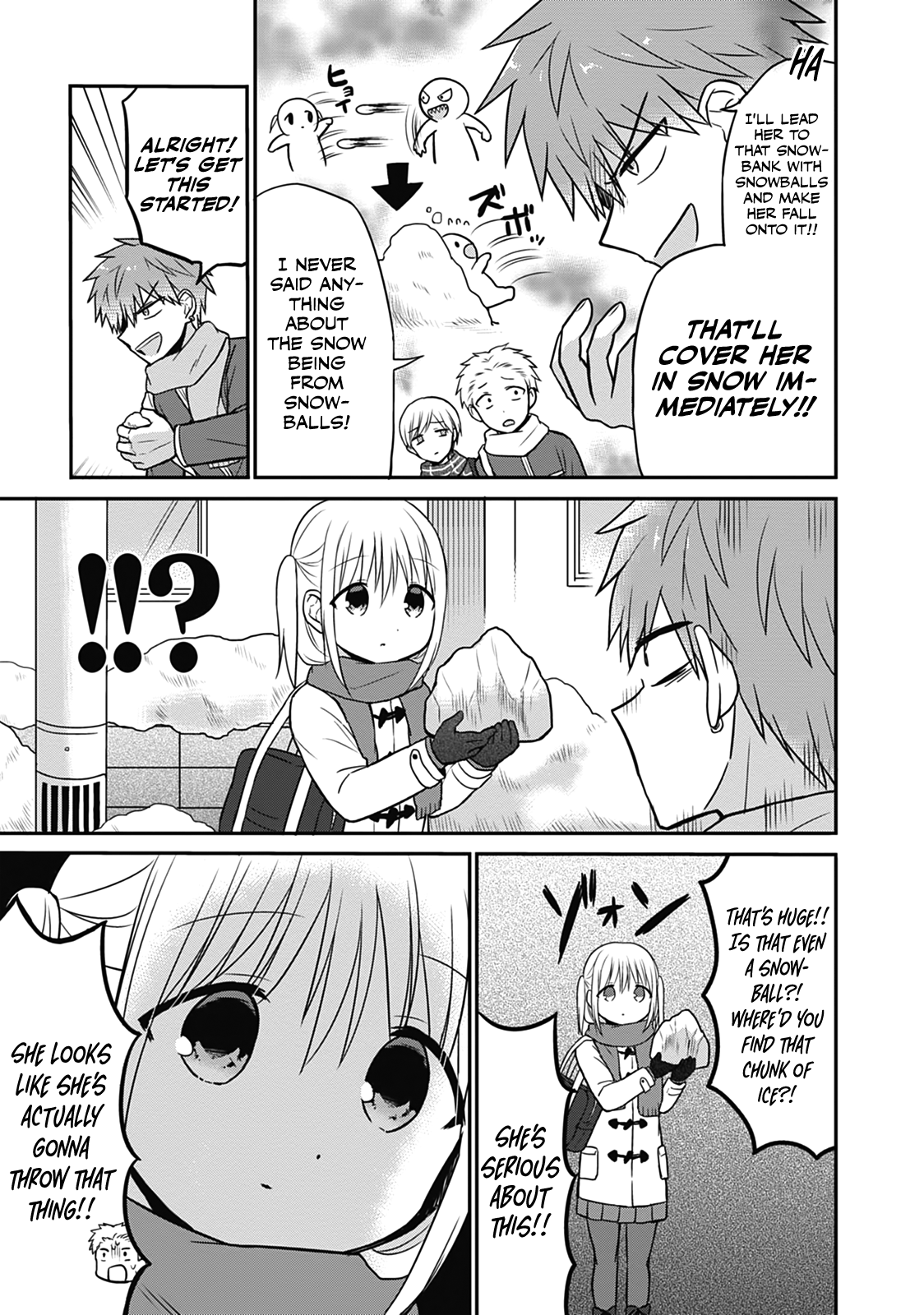 Expressionless Kashiwada-San And Emotional Oota-Kun - Vol.2 Chapter 17: Oota-Kun And Kashiwada-San's Snowball Fight