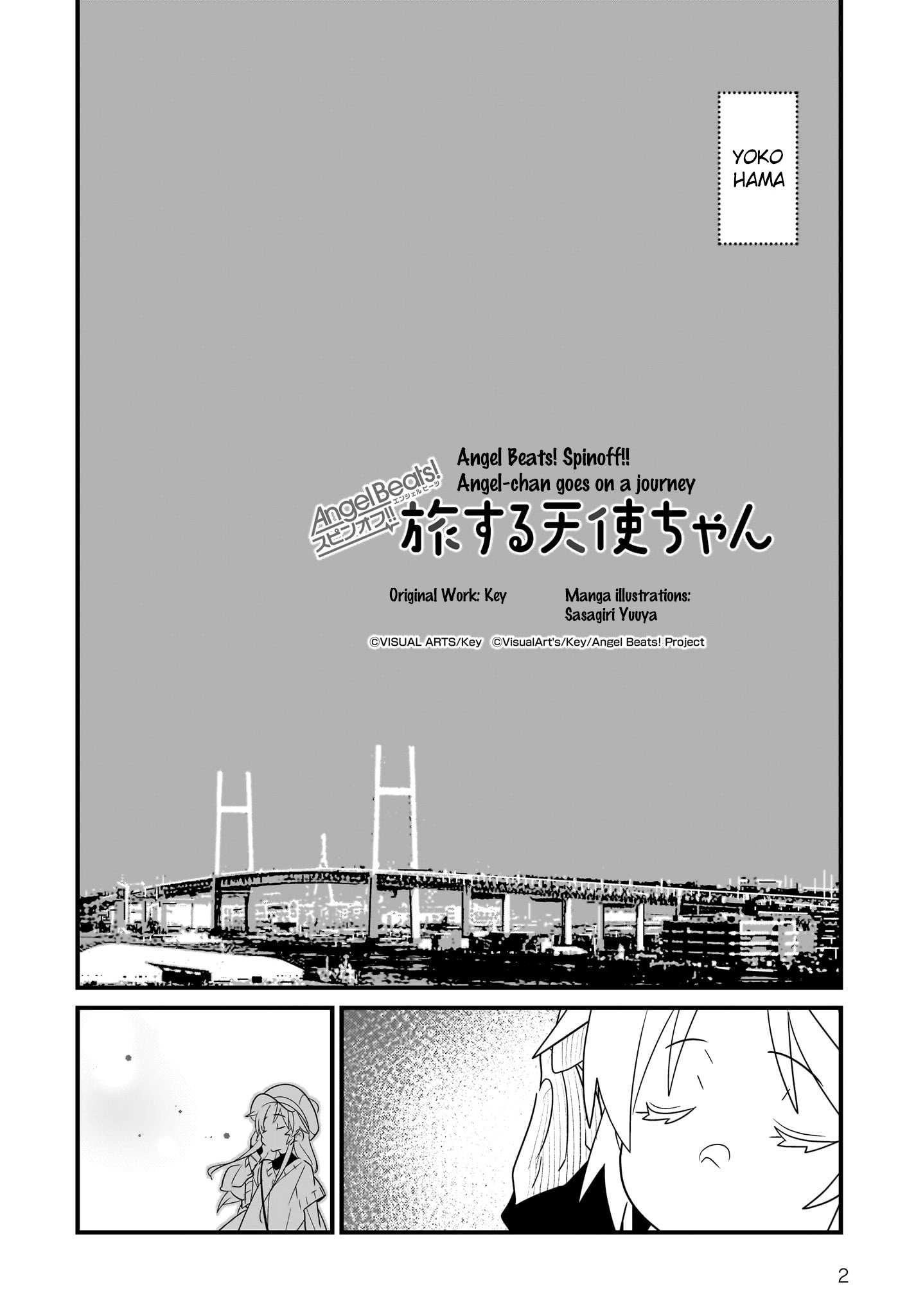 Angel Beats! Tabisuru Tenshi-Chan - Chapter 1: Angel-Chan Goes To Yokohama