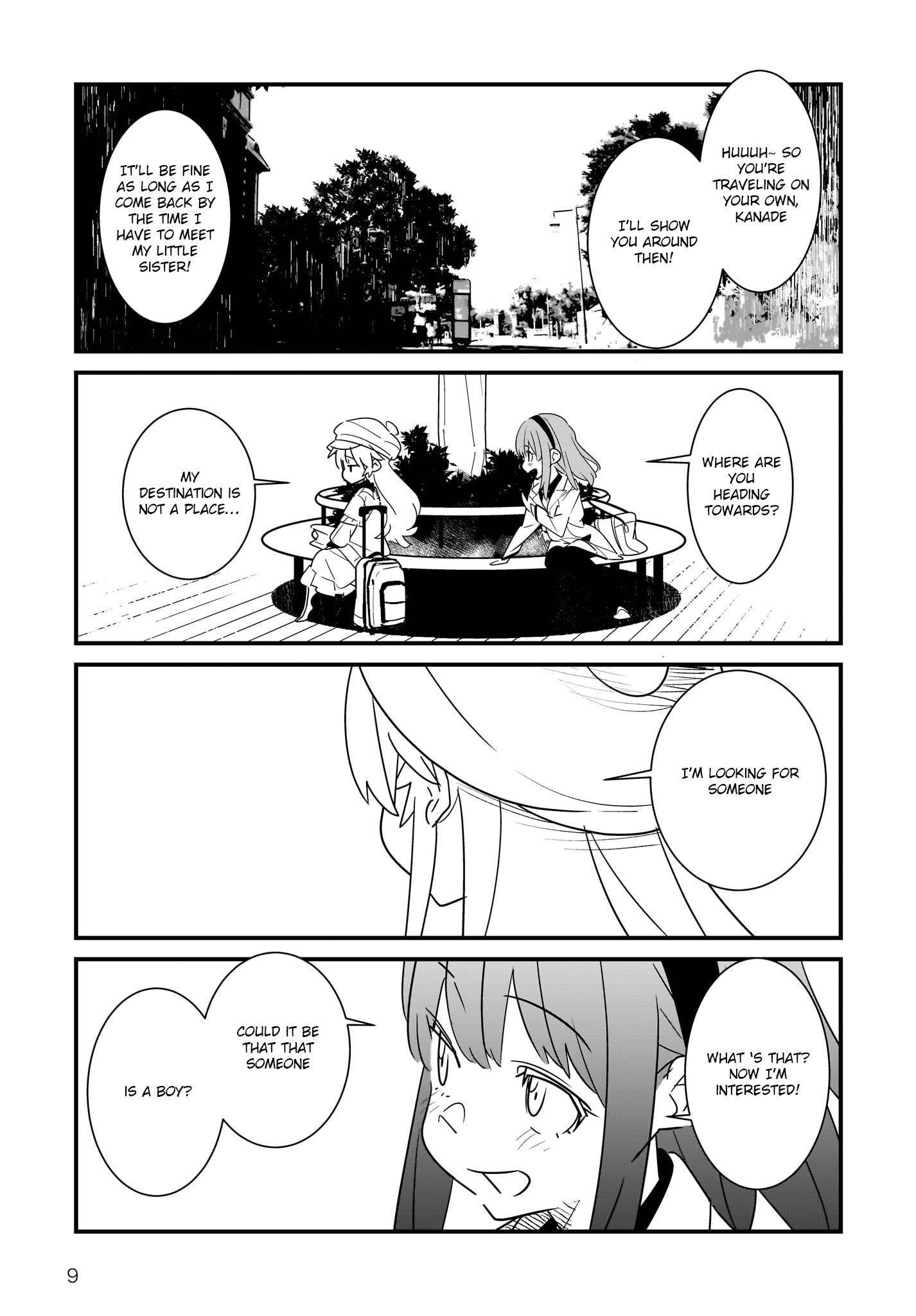 Angel Beats! Tabisuru Tenshi-Chan - Chapter 1: Angel-Chan Goes To Yokohama