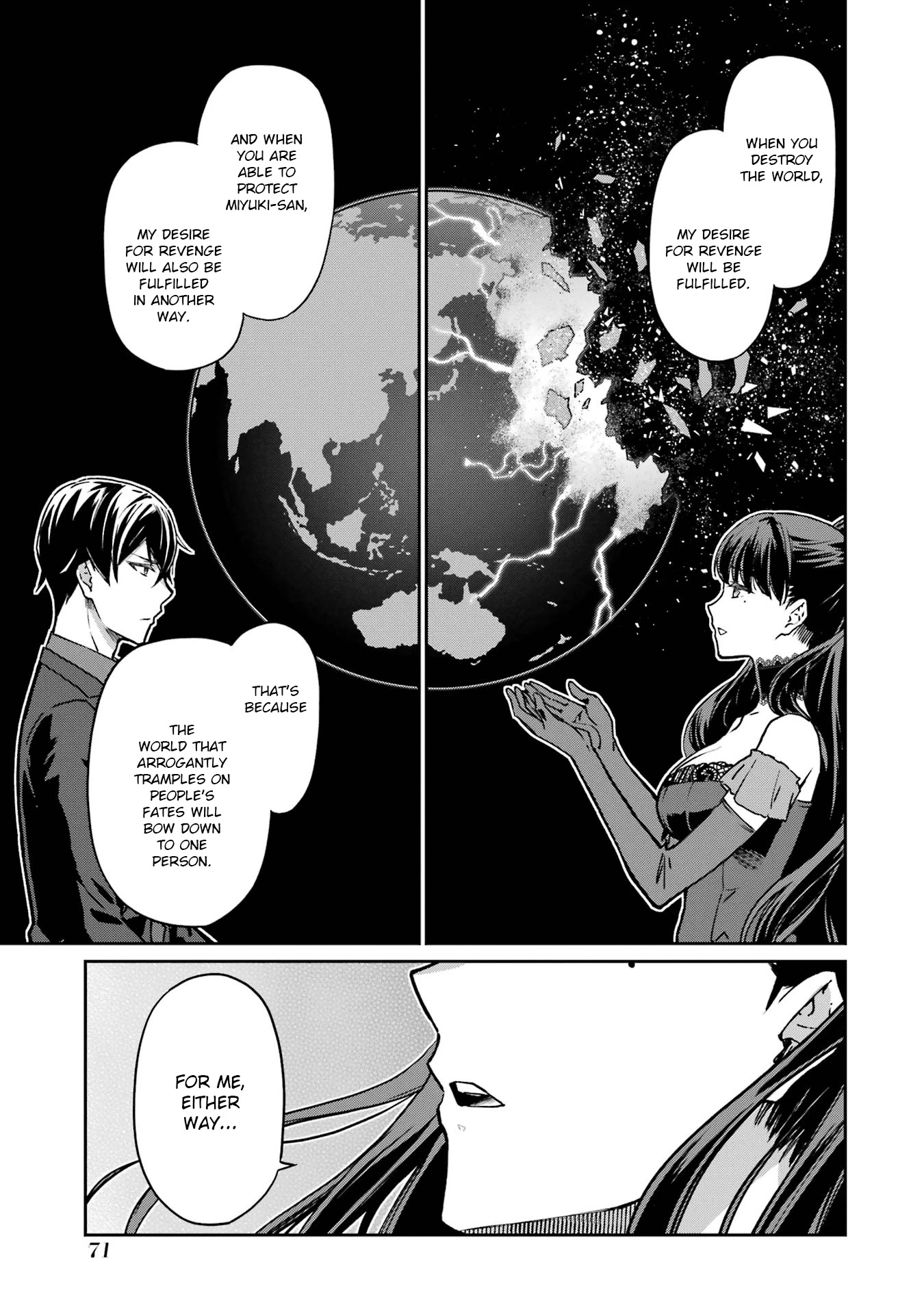 Mahouka Koukou No Rettousei - Yotsuba Keishou-Hen - Chapter 20: Prayer