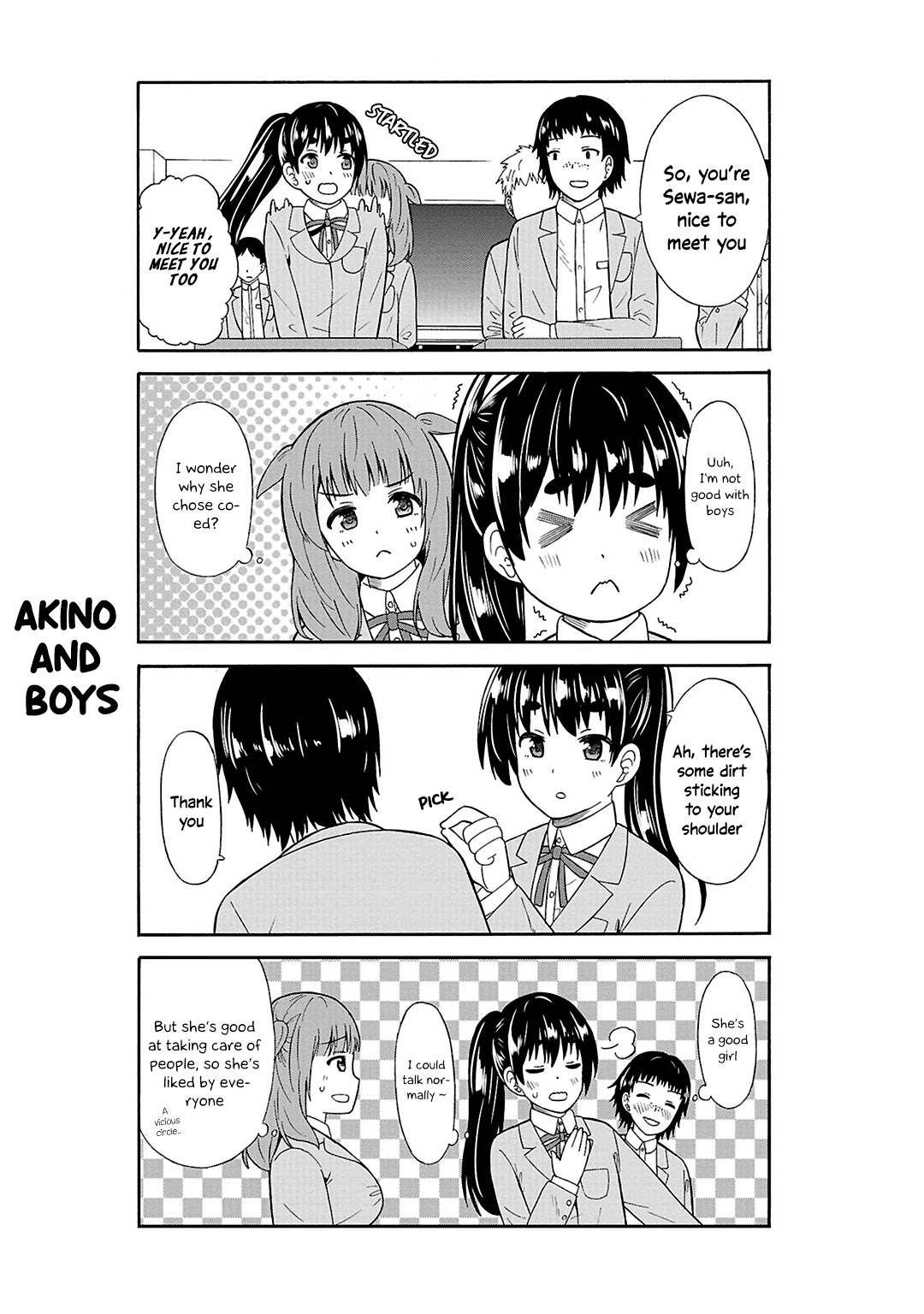 Usami-San Ha Kamawaretai! - Chapter 32: Akino's Joining Our School!