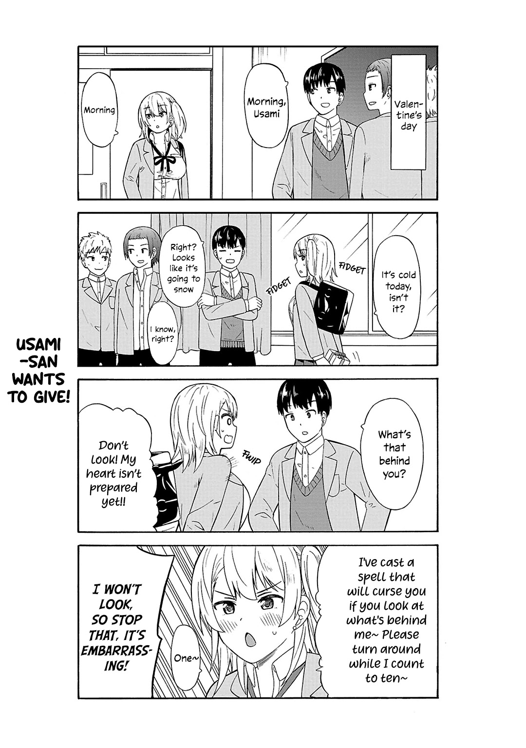 Usami-San Ha Kamawaretai! - Chapter 26: I Want To Hand Out Friendship Chocolate!