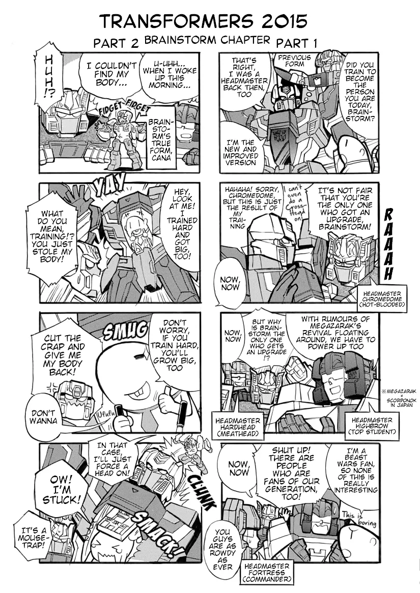 Transformers Legends - Chapter 20: Brainstorm Chapter