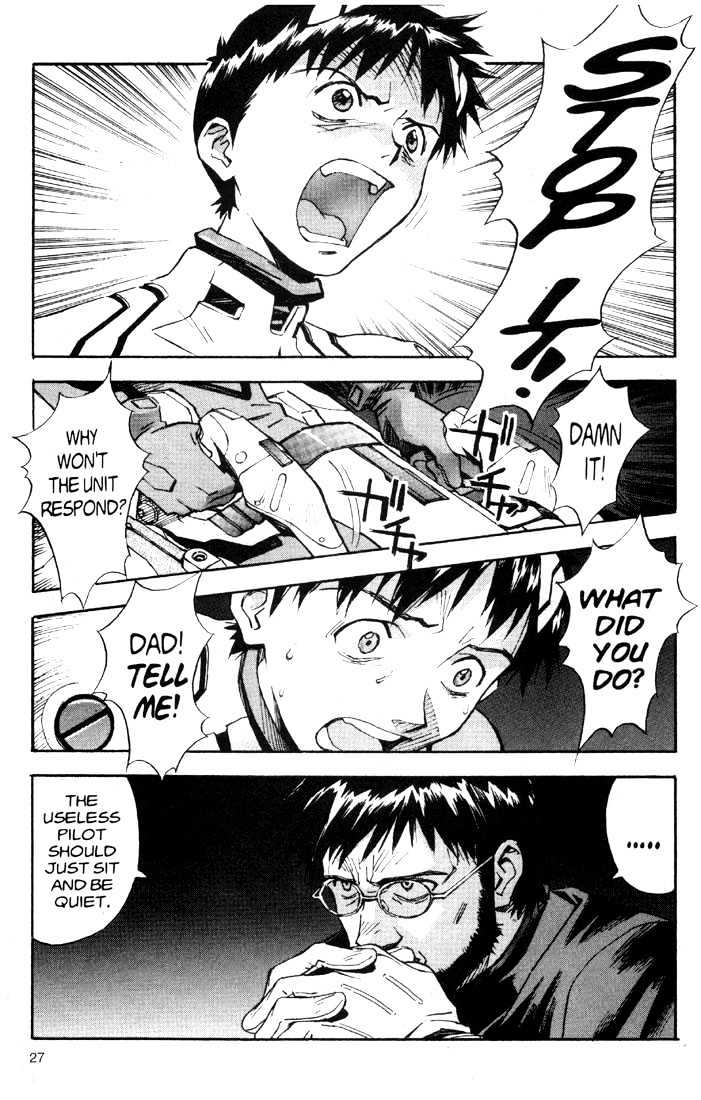 Shinseiki Evangelion - Vol.6 Chapter 39 : 39 - The Dummy System & 40 - Staining The Twilight Black