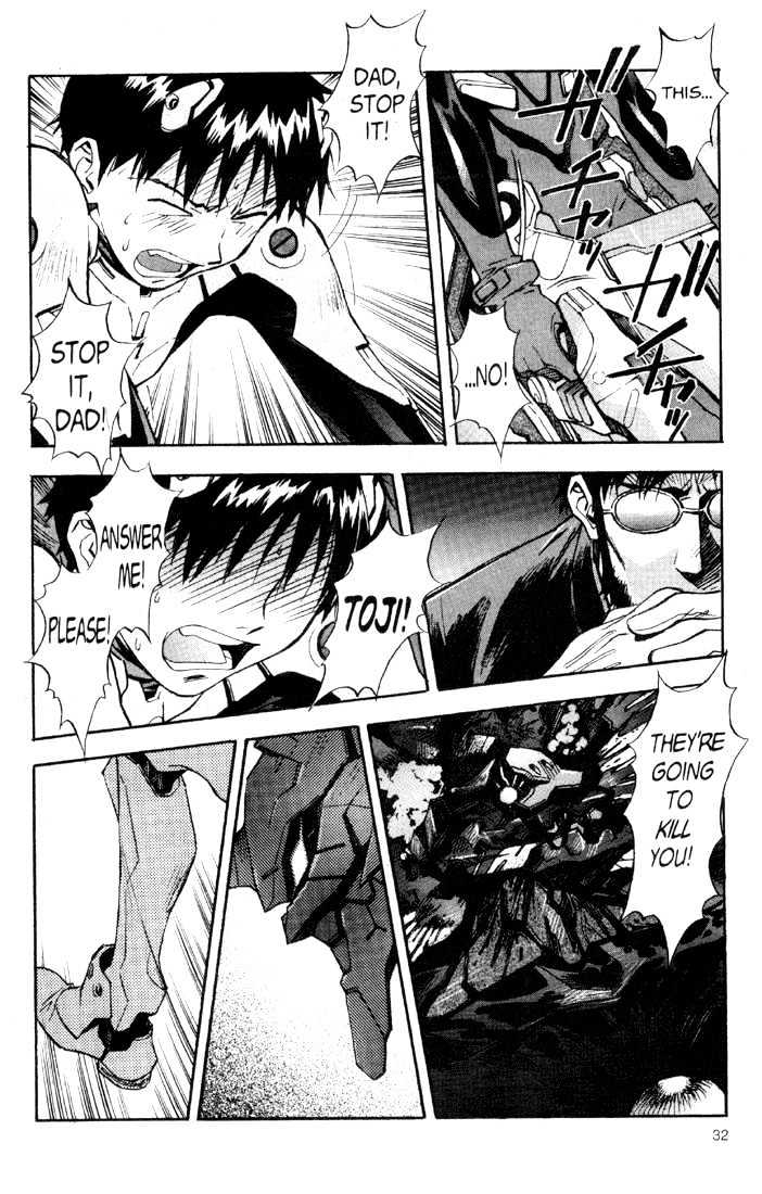 Shinseiki Evangelion - Vol.6 Chapter 39 : 39 - The Dummy System & 40 - Staining The Twilight Black