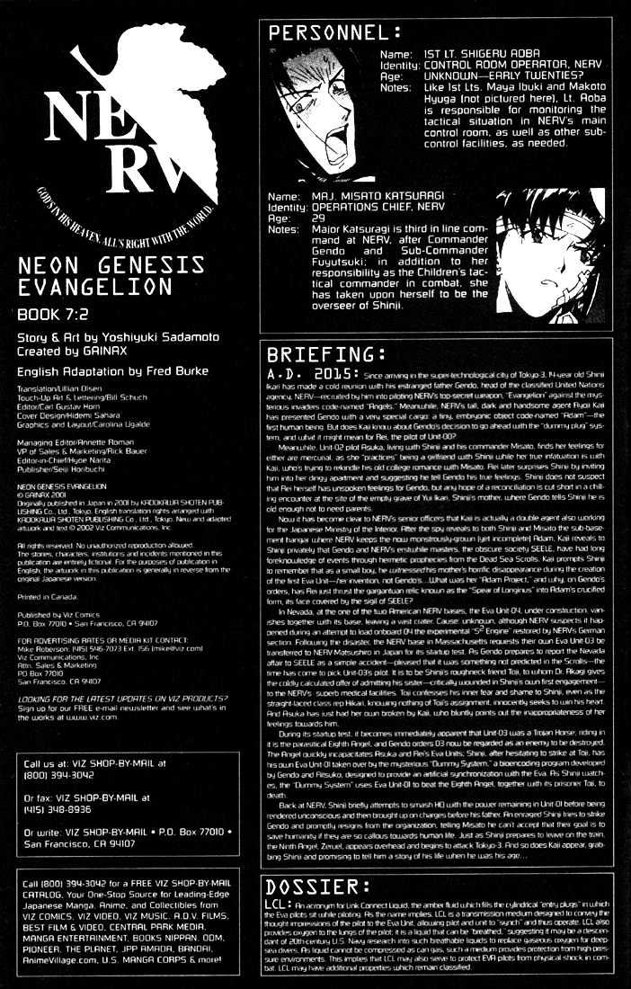 Shinseiki Evangelion - Vol.7 Chapter 43 : Interrogation