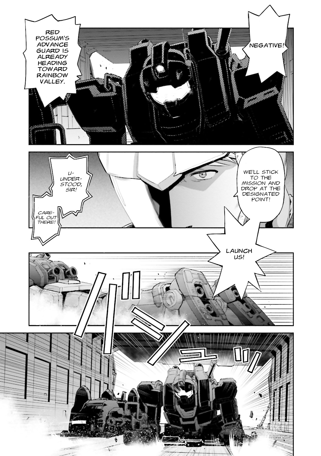 Mobile Suit Gundam Ground Zero - Rise From The Ashes - Vol.1 Chapter 1: Moving Out