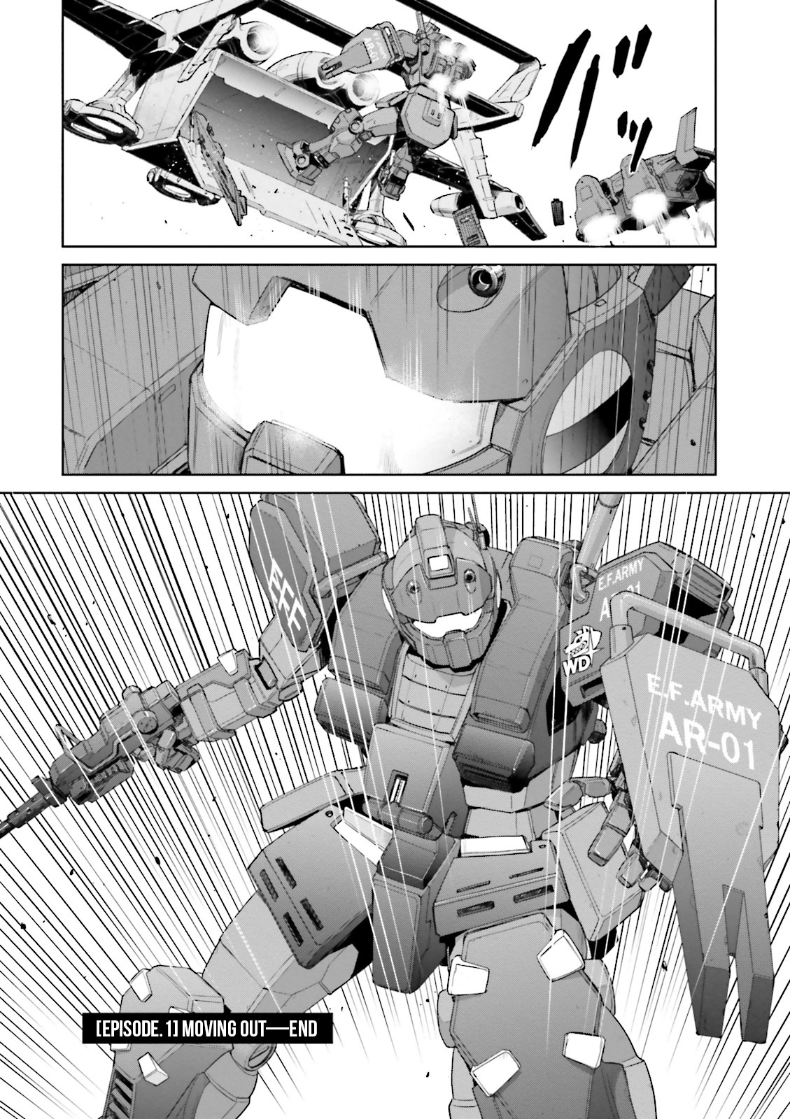 Mobile Suit Gundam Ground Zero - Rise From The Ashes - Vol.1 Chapter 1: Moving Out