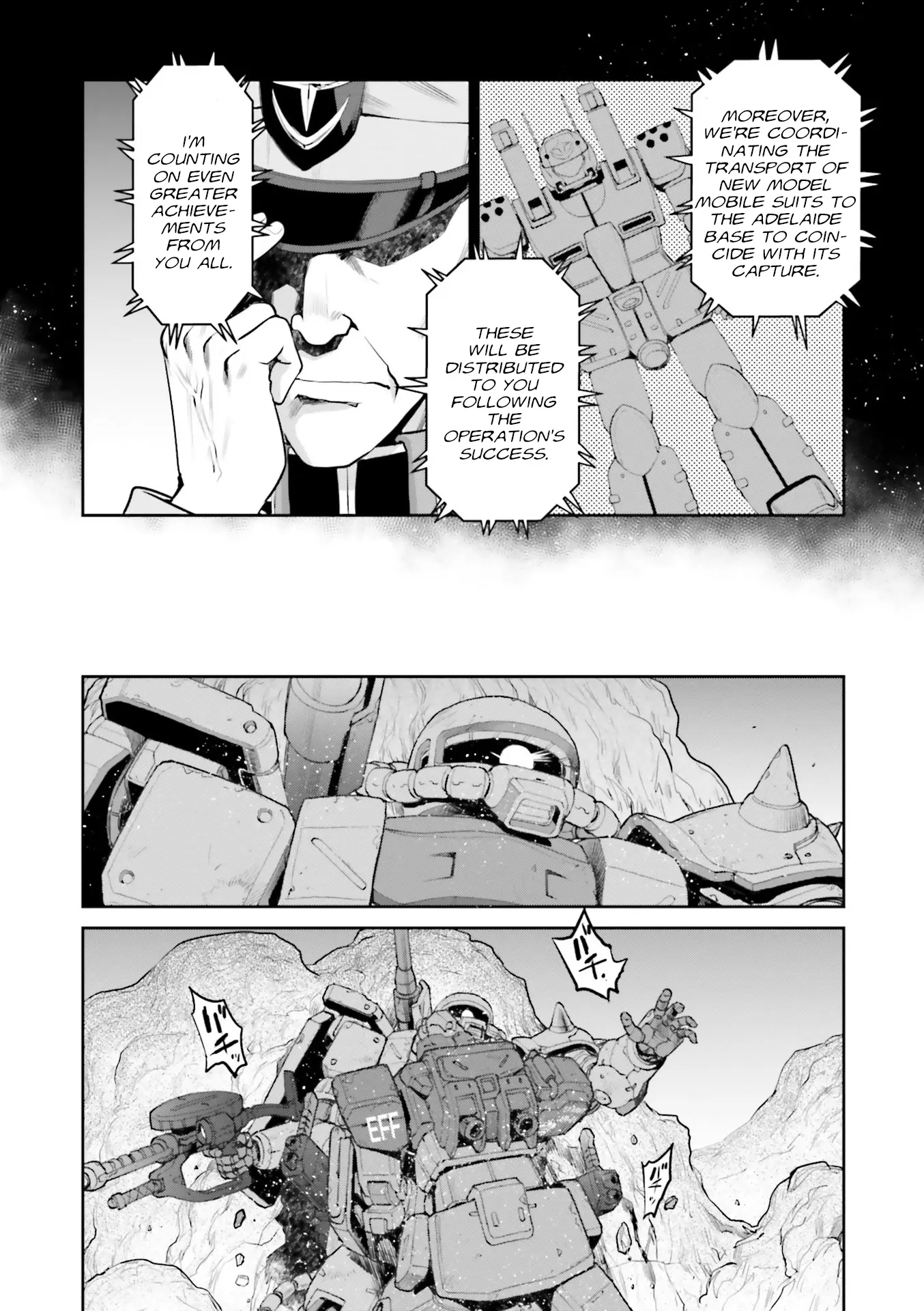 Mobile Suit Gundam Ground Zero - Rise From The Ashes - Vol.2 Chapter 8: Battle For Carrieton