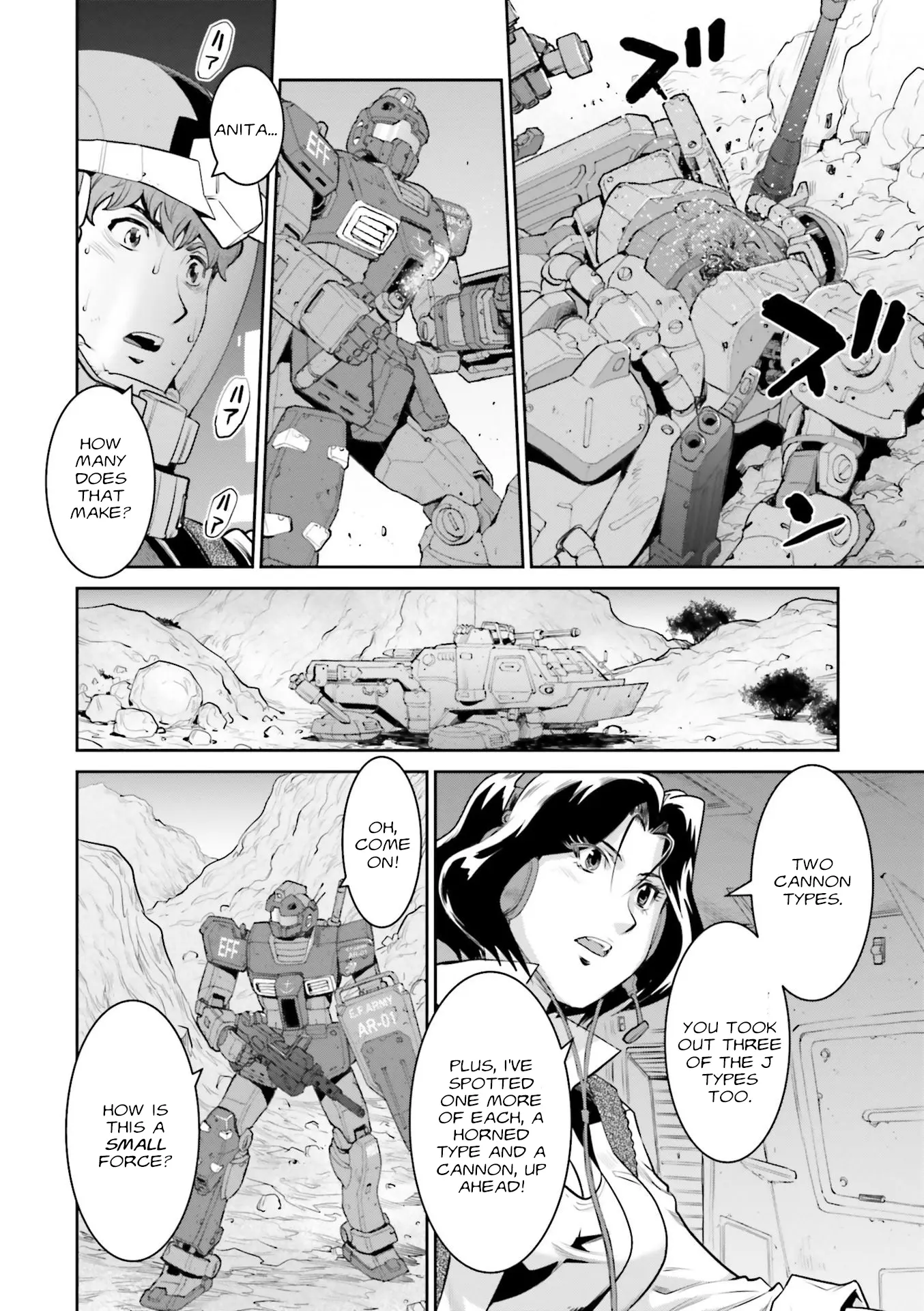 Mobile Suit Gundam Ground Zero - Rise From The Ashes - Vol.2 Chapter 8: Battle For Carrieton