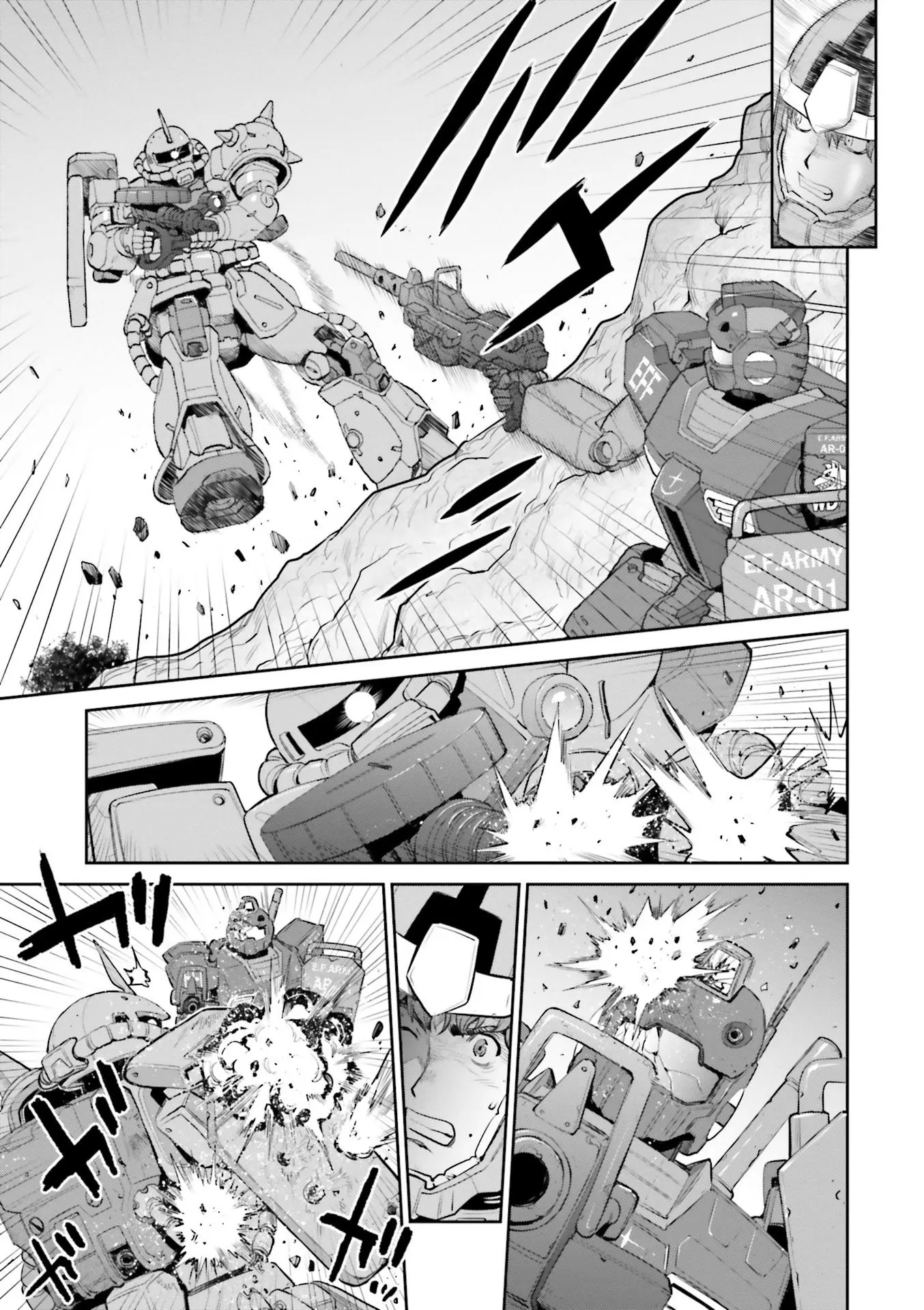 Mobile Suit Gundam Ground Zero - Rise From The Ashes - Vol.2 Chapter 8: Battle For Carrieton