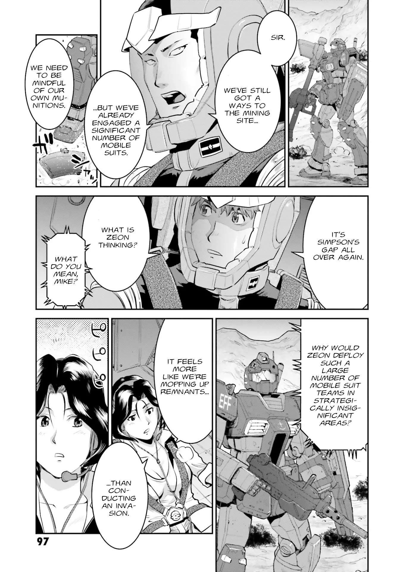 Mobile Suit Gundam Ground Zero - Rise From The Ashes - Vol.2 Chapter 8: Battle For Carrieton