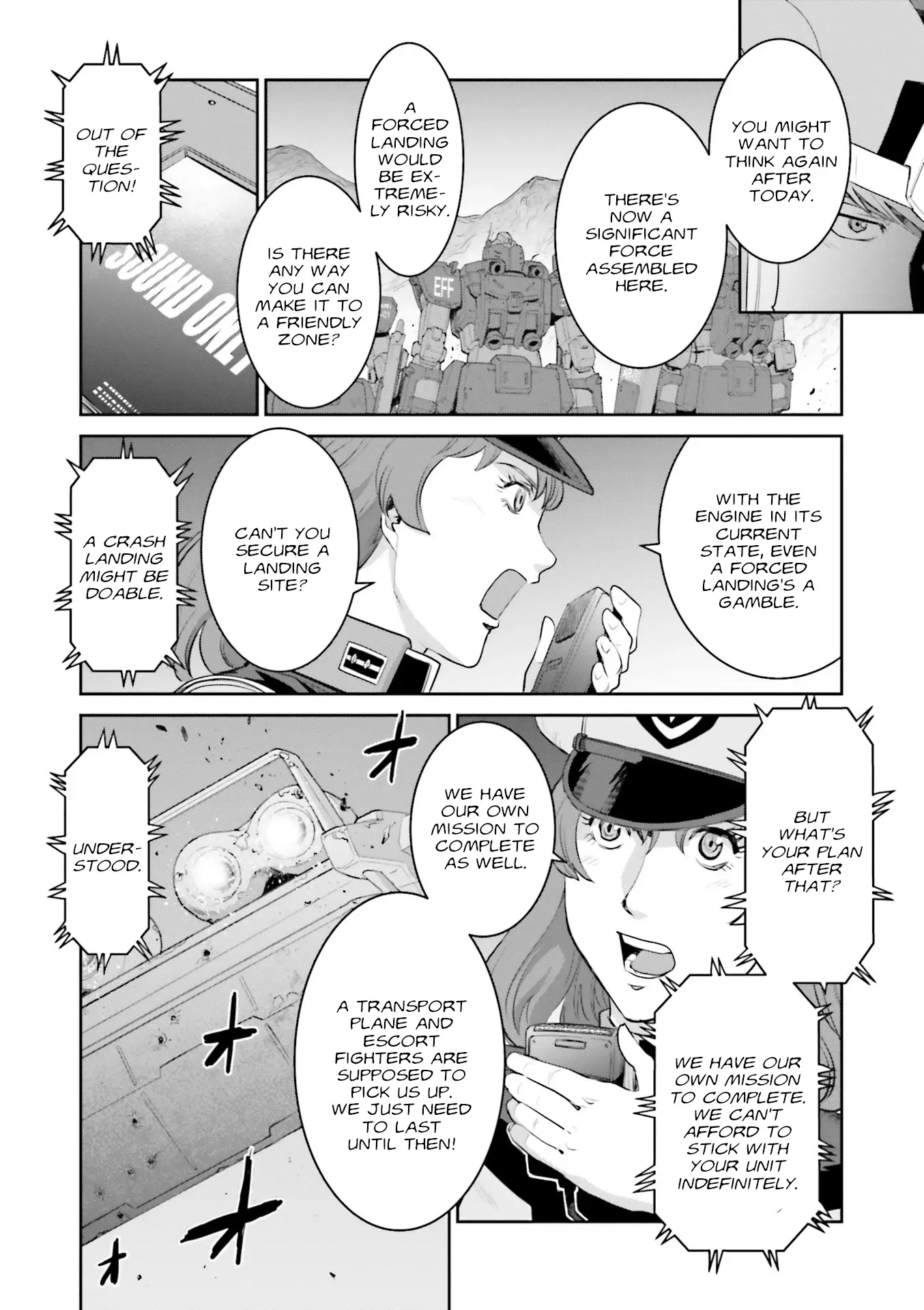 Mobile Suit Gundam Ground Zero - Rise From The Ashes - Vol.2 Chapter 8: Battle For Carrieton