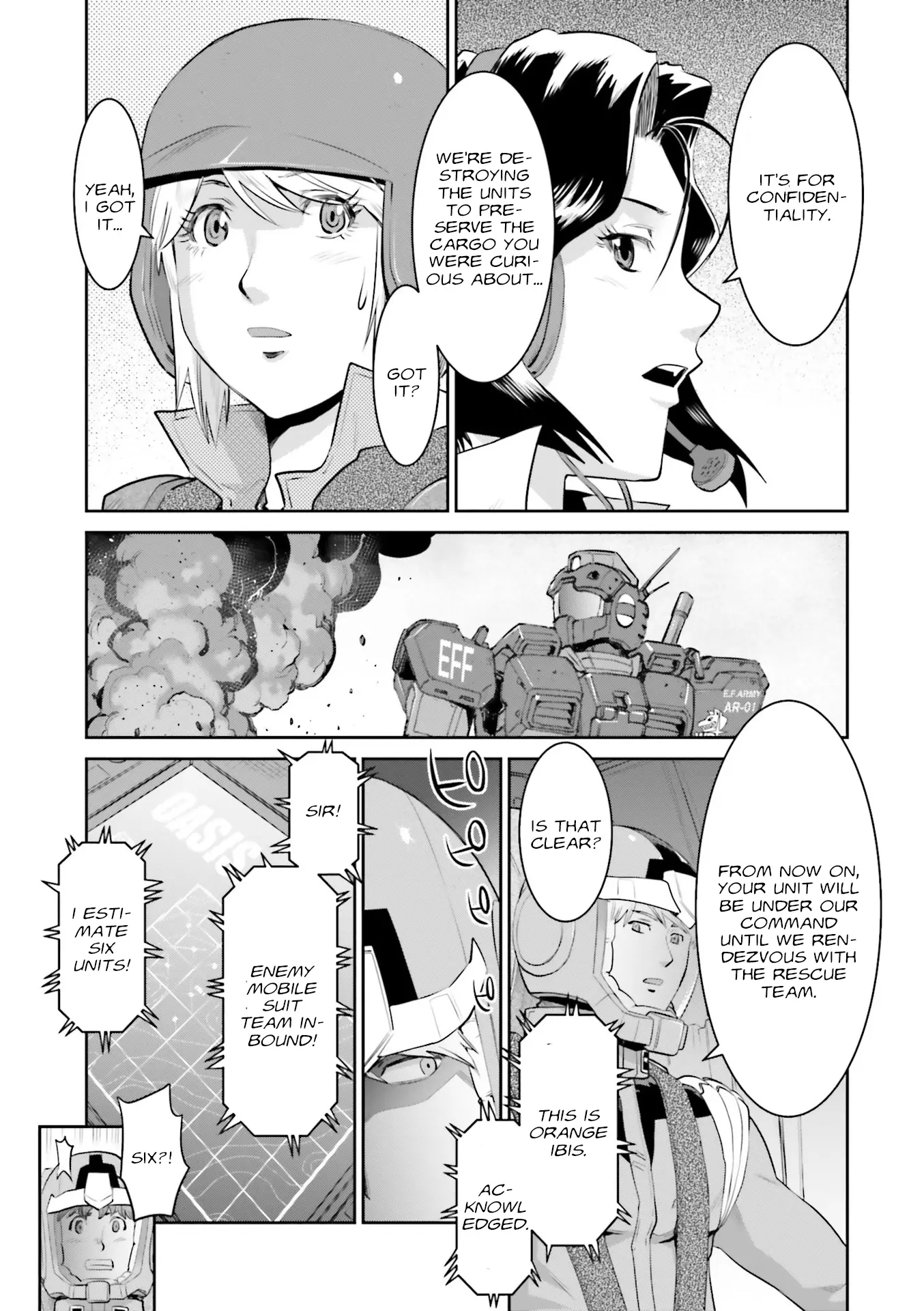 Mobile Suit Gundam Ground Zero - Rise From The Ashes - Vol.2 Chapter 8: Battle For Carrieton